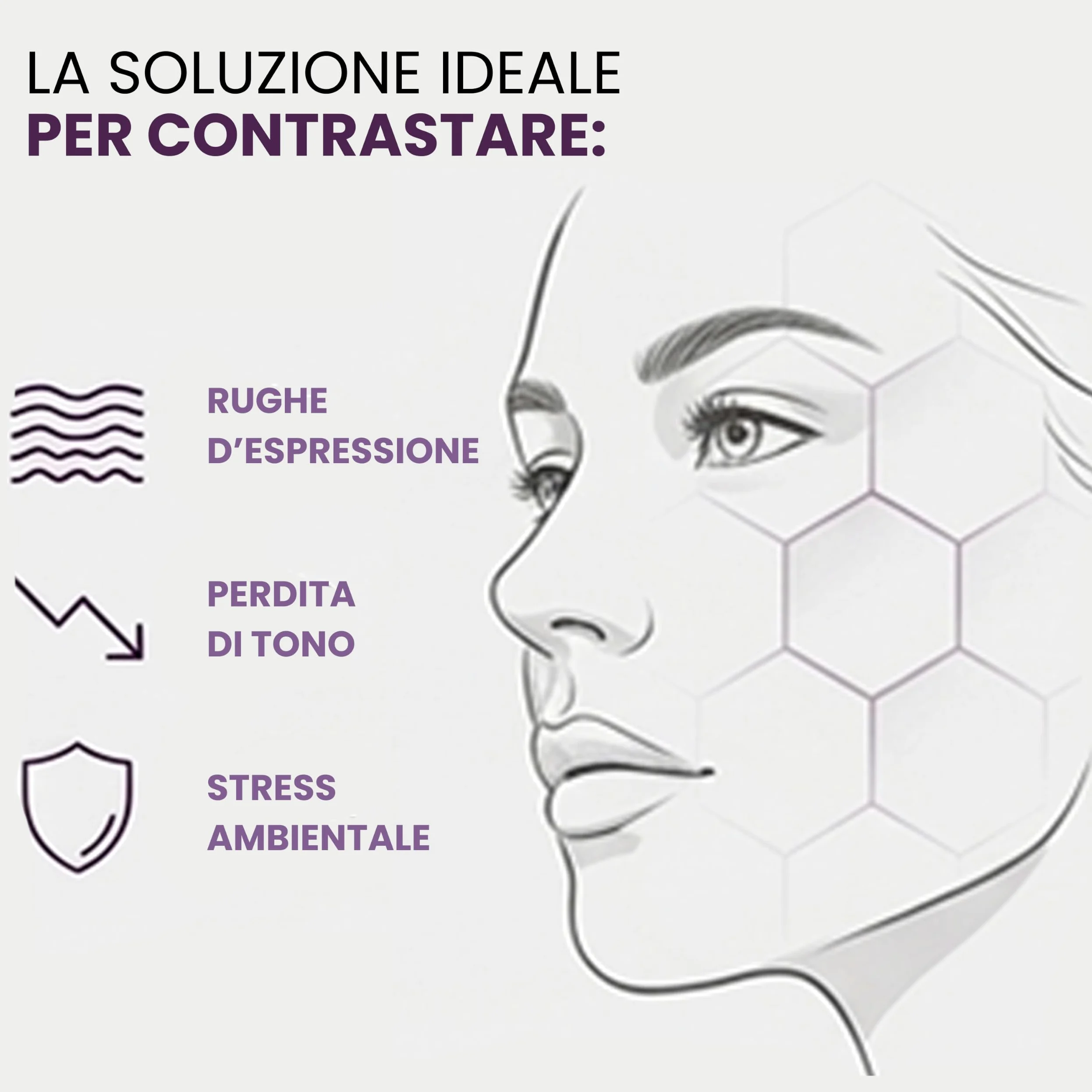 Collagenil Liftensive 24H, Crema Viso Giorno e Notte Collo e Décolleté, Effetto Ultra-Liftante, Antirughe di Espressione, Rassodante, Azione Botox-Like, Made in Italy, 50ml