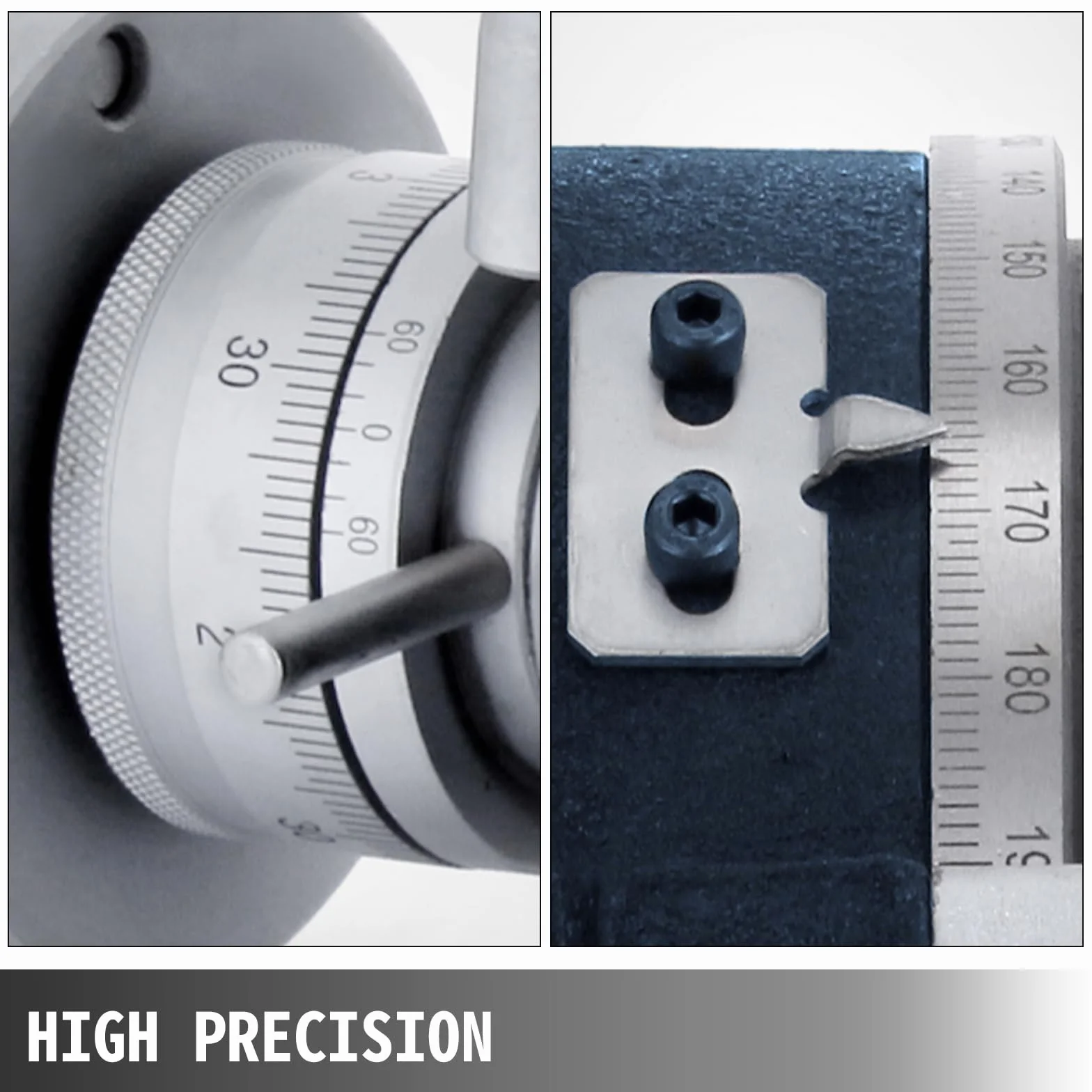 VEVOR Rullo di Divisione Verticale Orizzontale a 4 Scanalature 150 mm, Set di Fresatura HT200 per Tavolo Rotante