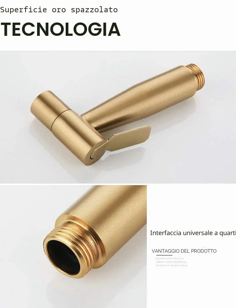 Spruzzatore Bidet WC in Acciaio Inossidabile Oro LOSCHEN