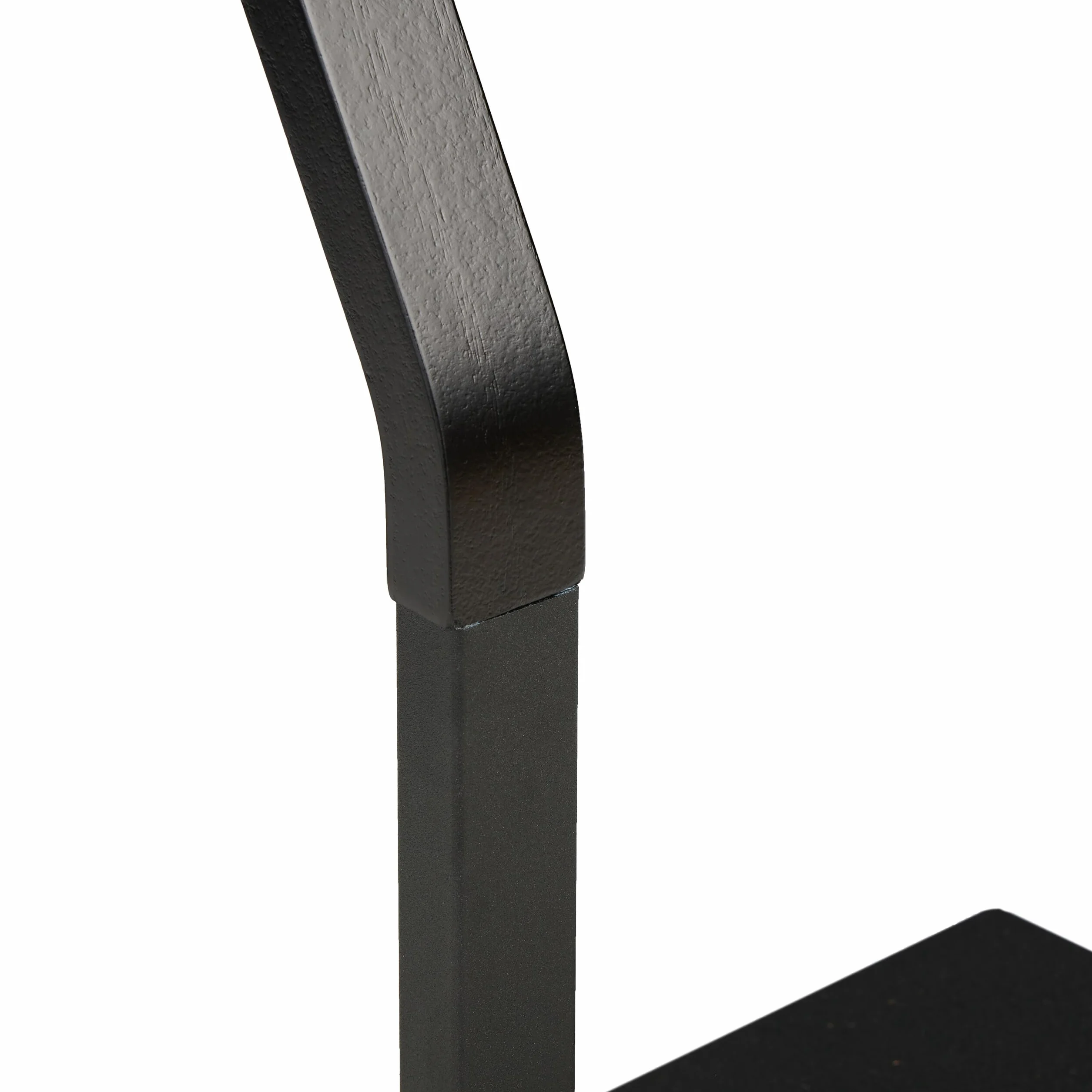 Relaxdays Piantana Portasciugamani Autoportante 2 Bracci Acciaio MDF 85x43,5x20 cm Nero