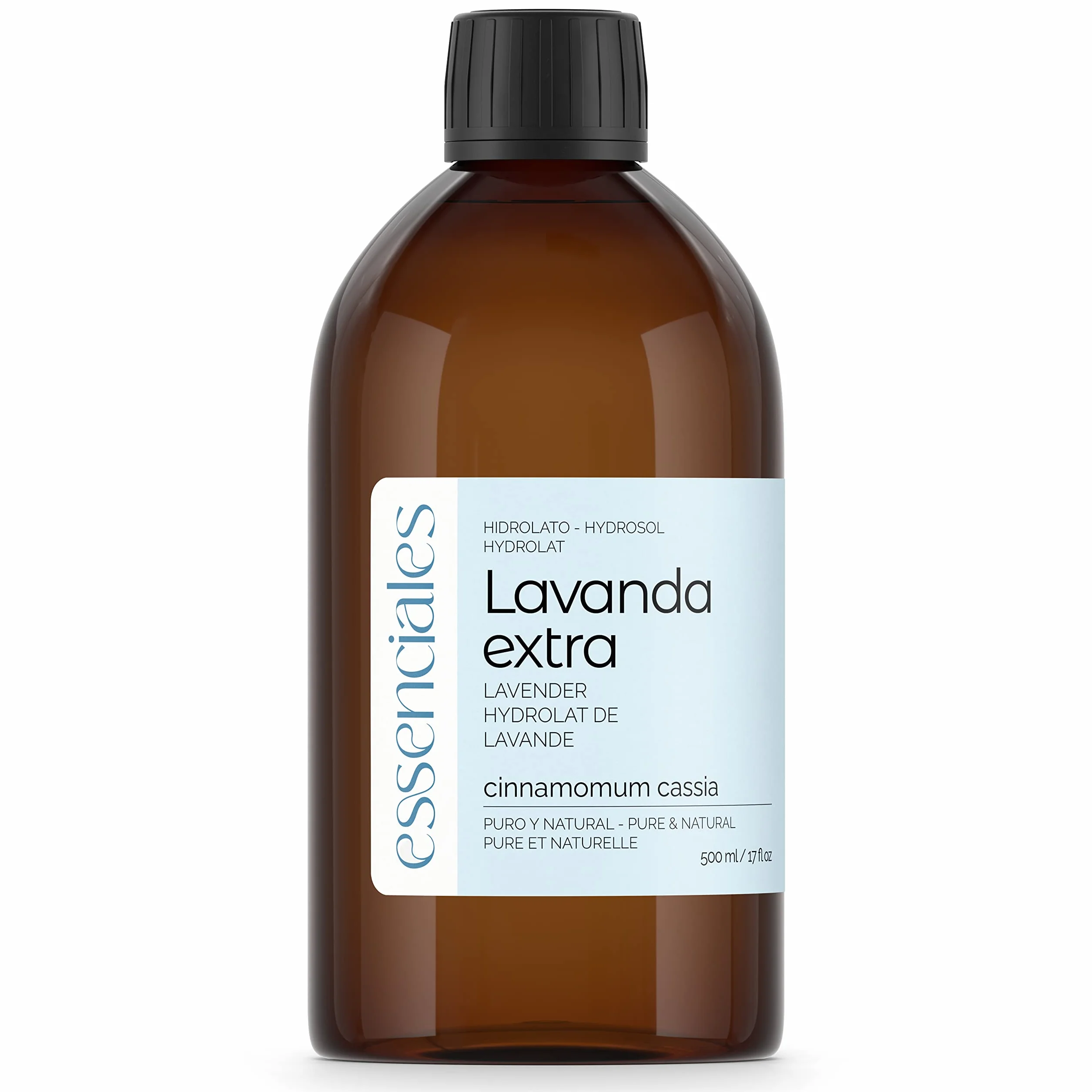 Essenciales – Acqua Floreale di Lavanda Extra, 100% Pura e Naturale, 500 ml | Idrolato Lavandula Angustifolia