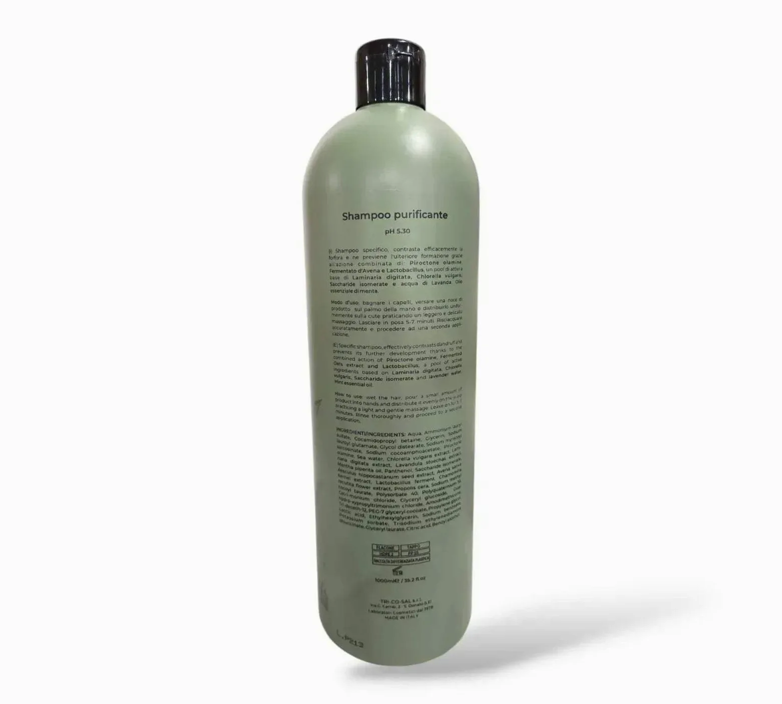 Fondonatura Byom Purity Shampoo Antiforfora, per Cute Impura, 1000 ml