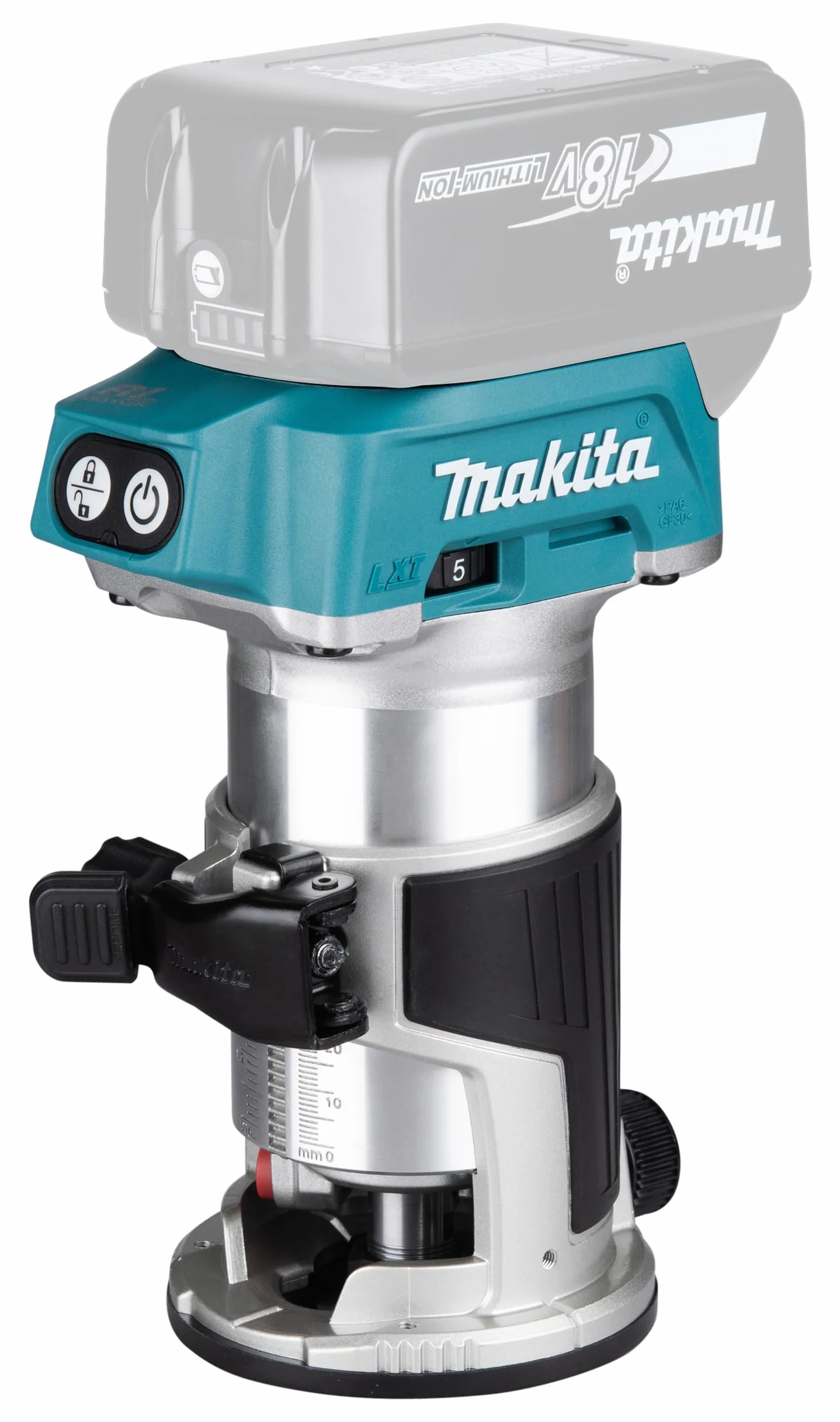 Makita DRT50ZJX2 Fresatrice Rifilatore 18V 3 basi