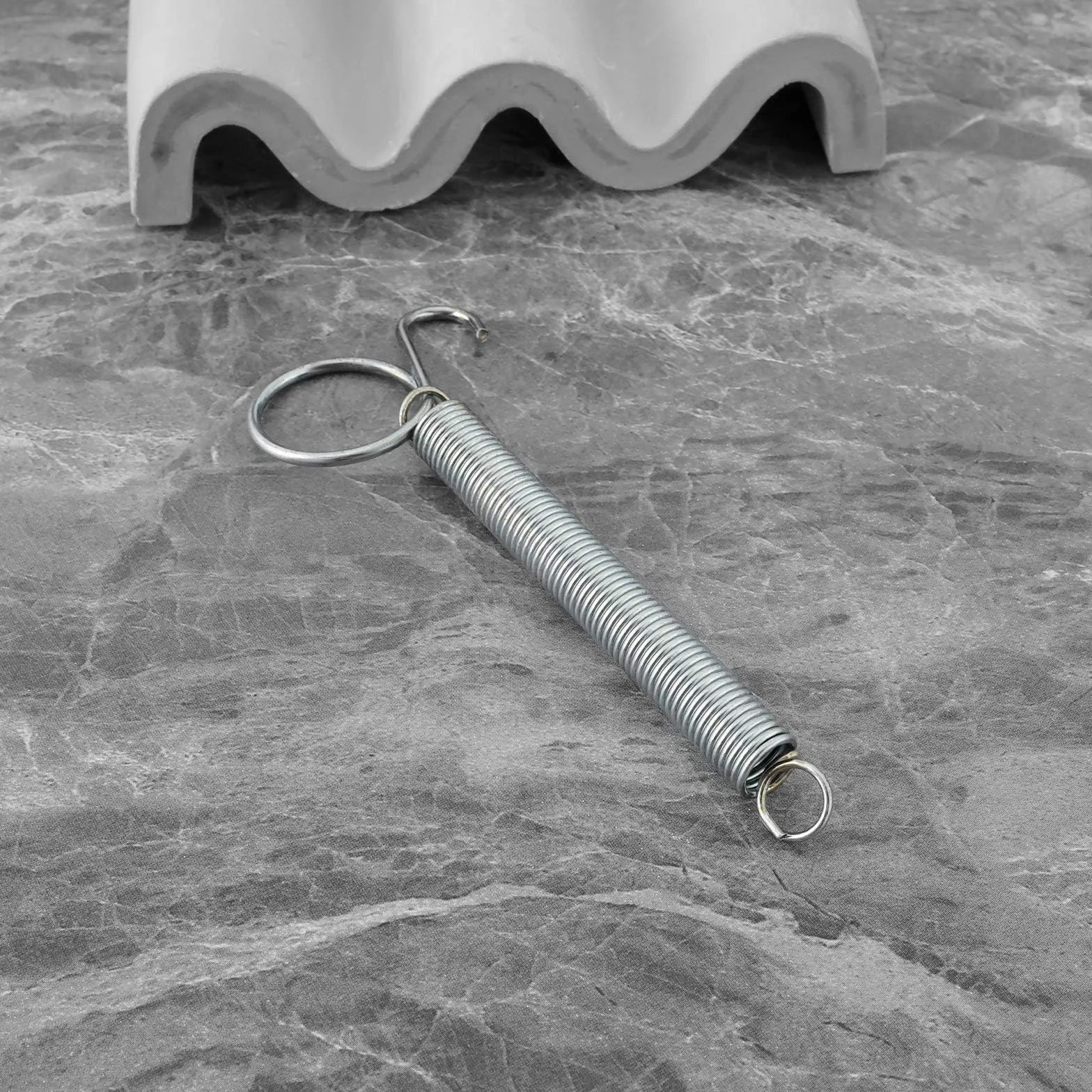Gancio A Molla Per Porta Gabbia 115mm 4 Pezzi Metallo Per Gabbie Animali Domestici