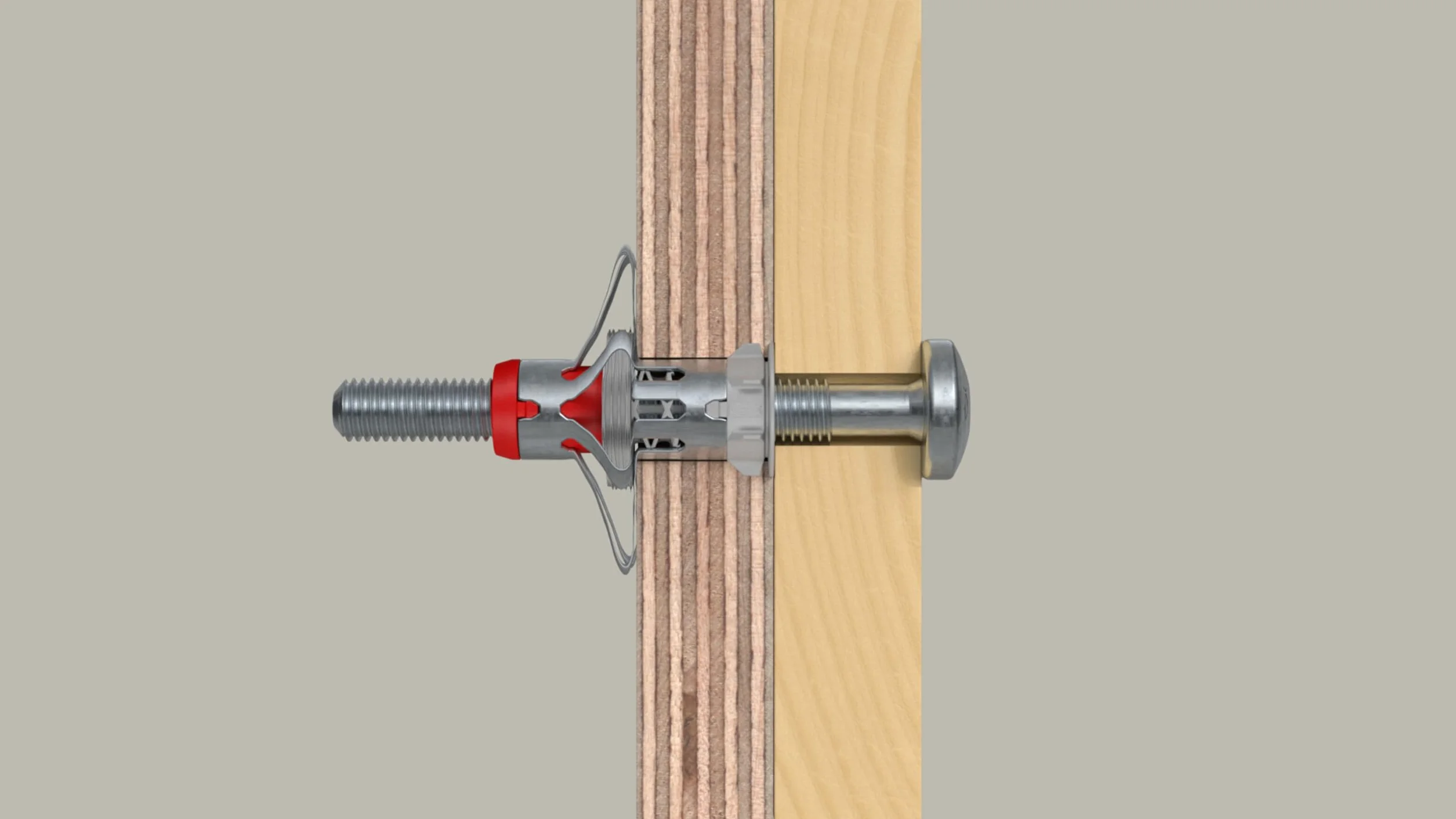 Fischer DuoHM Ø8 mm Vite a Croce POZI M4x55 mm, 25 Tasselli per Cartongesso Metallo e Nylon
