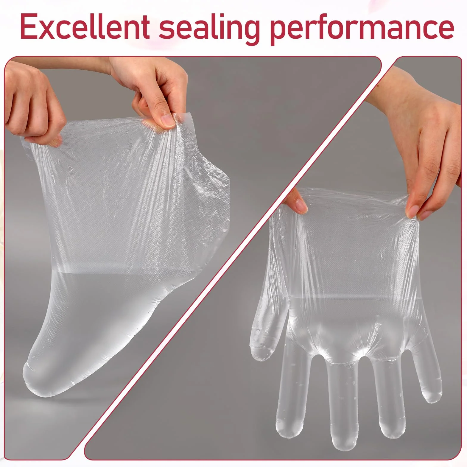 MOZEAT LENS 200 inserti in cera di paraffina per piedi e mani, in plastica usa e getta, per mani e piedi, per terapia termica a caldo SPA, macchina per paraffina, più grande e più spessa