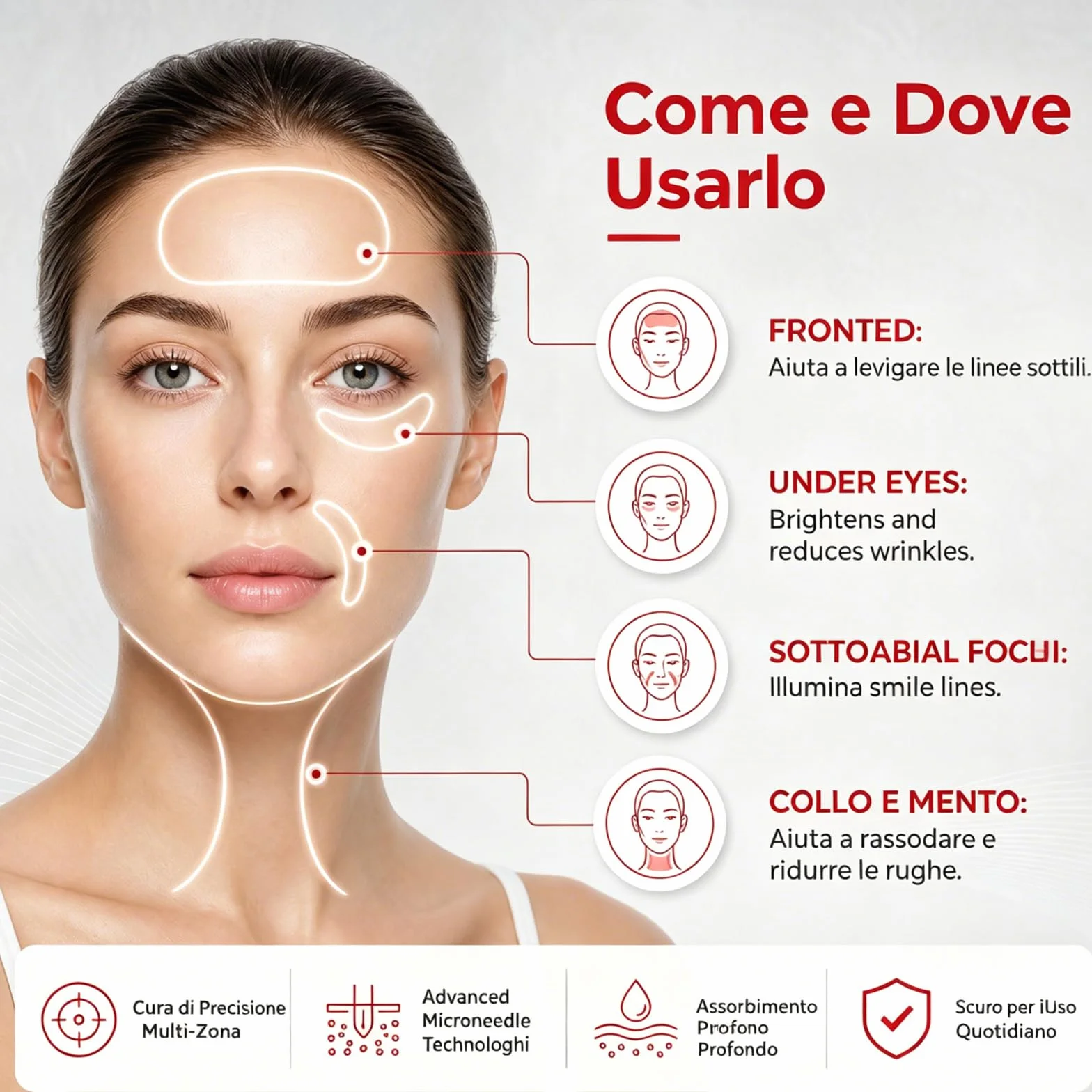 Swiss Power Patch Occhi con Microaghi, 2026 Nuovo Swiss Power Cerotti Occhi Antirughe, Maschera Occhi per Occhiaie e Borse, Siero Energizzante per Occhiaie e Gonfiore, Linee Sottili, Rughe (6)
