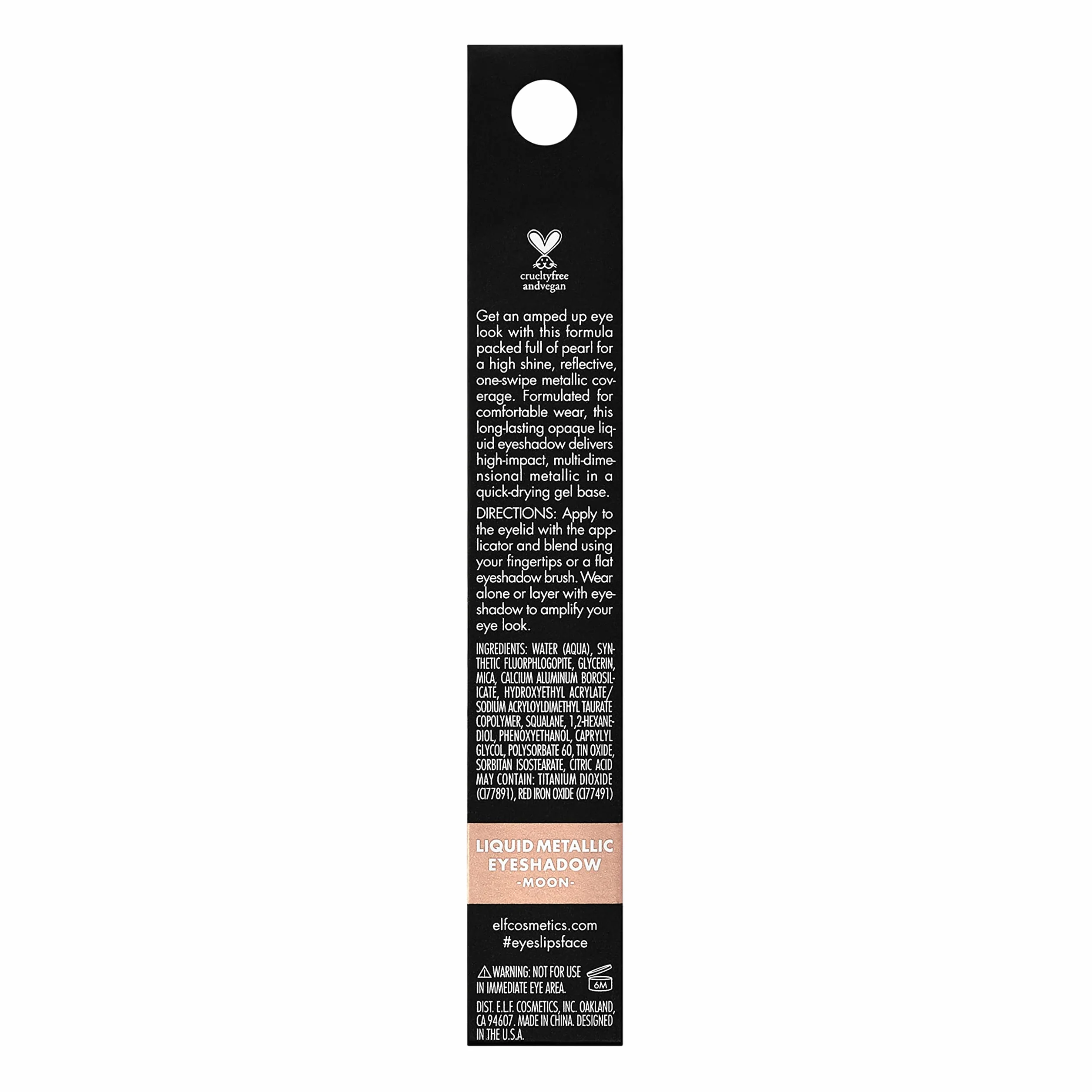 e.l.f Liquid Metallic Eyeshadow, Moon
