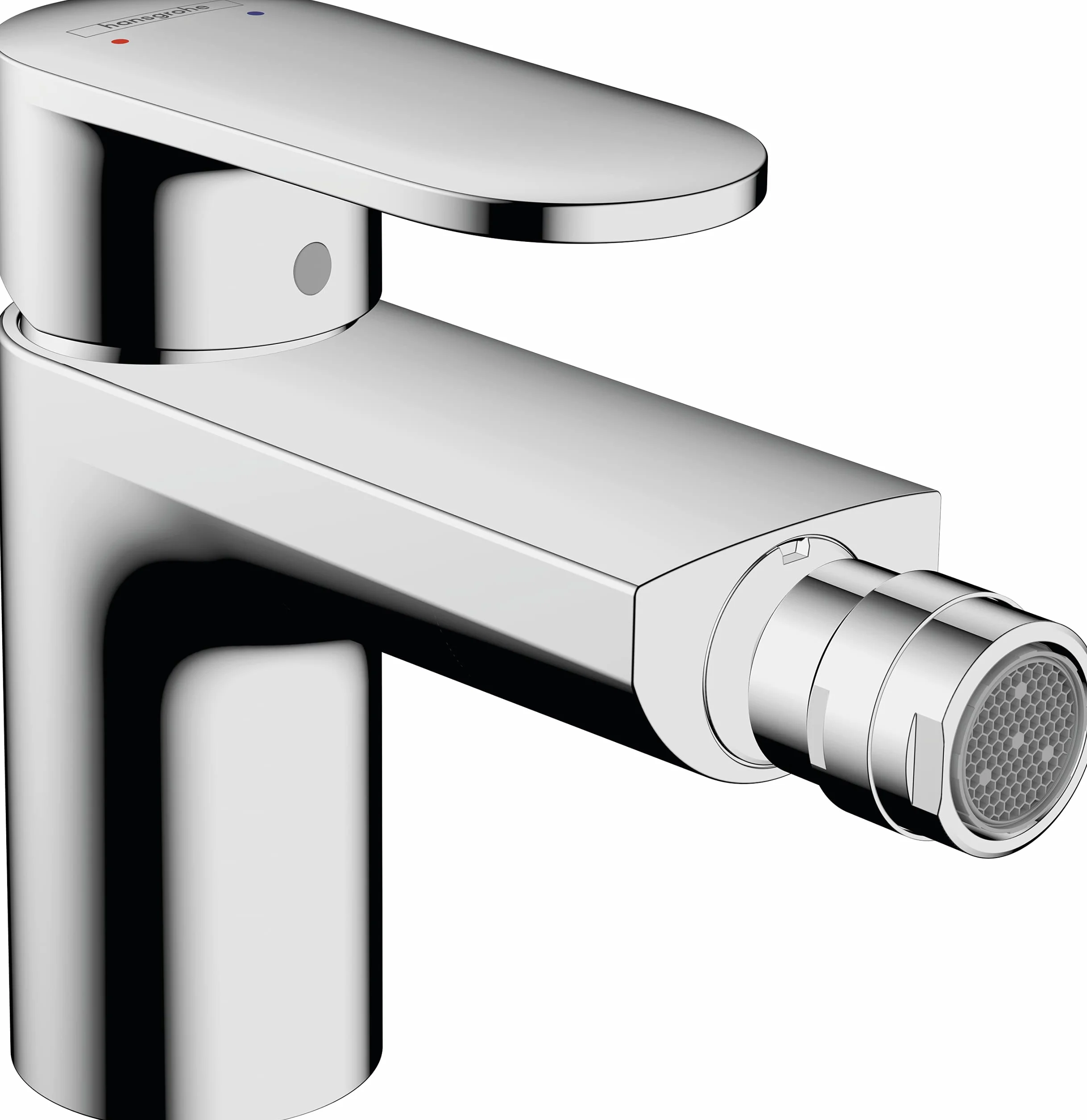 hansgrohe Vernis Blend Rubinetto per bidet con scarico a tirante, Miscelatore monocomando 80 mm cromo