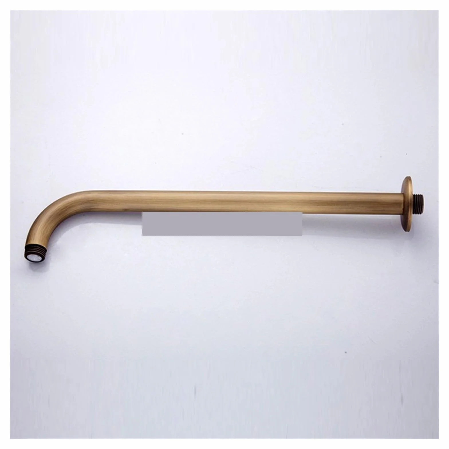 Braccio Doccia Ottone Anticato 37 cm Accessori per Vasca da Bagno