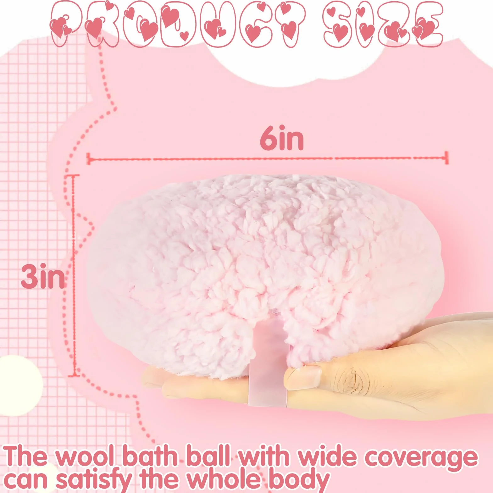 Grande Extra Soft Powder Puff con Contenitore di Polvere, Applicatore per il Corpo