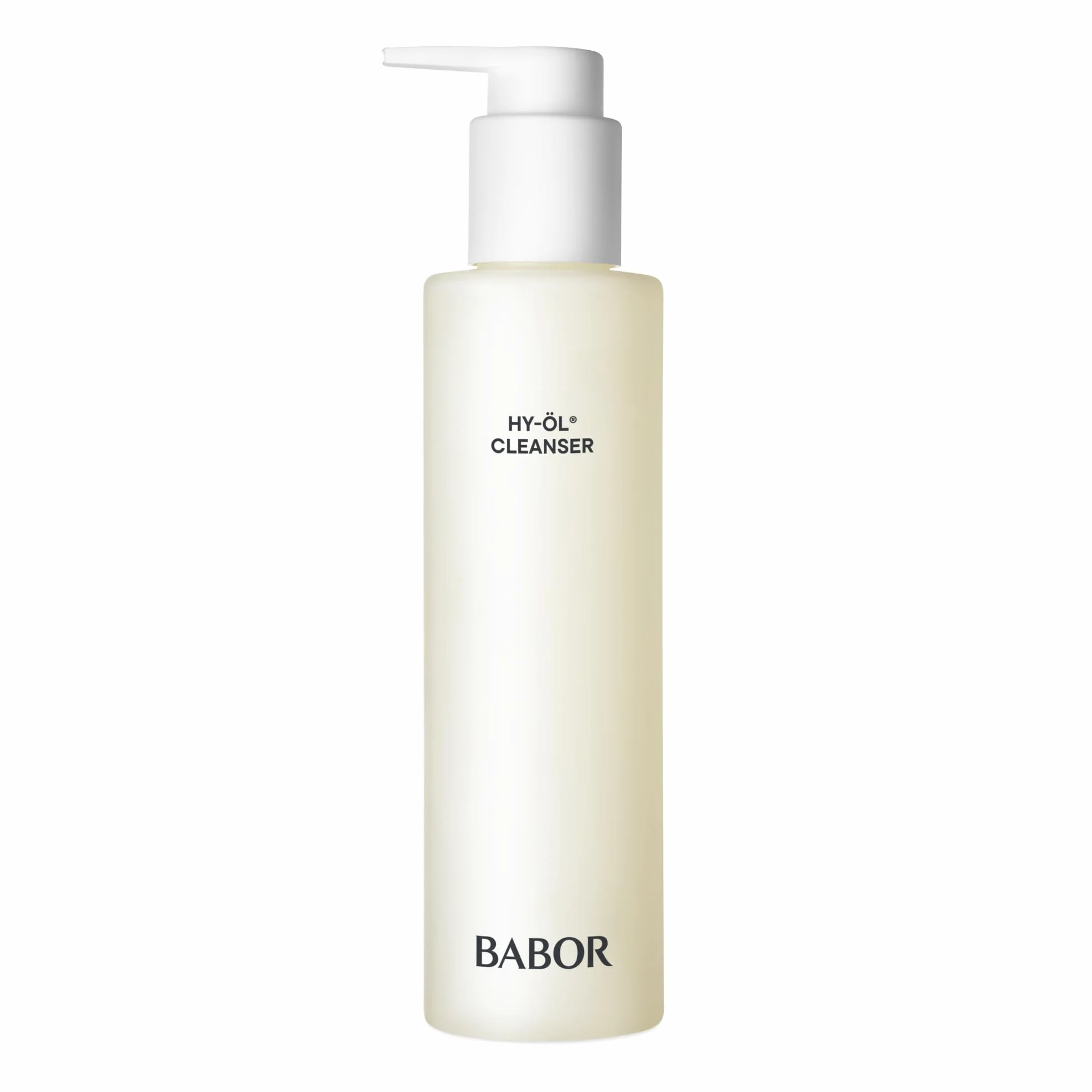BABOR Hy-Öl Detergente per Tutti i Tipi di Pelle, Olio Trattamento per la Detersione Quotidiana del Viso, Struccante, Formula Vegana con Vitamina E, 1 x 200 ml