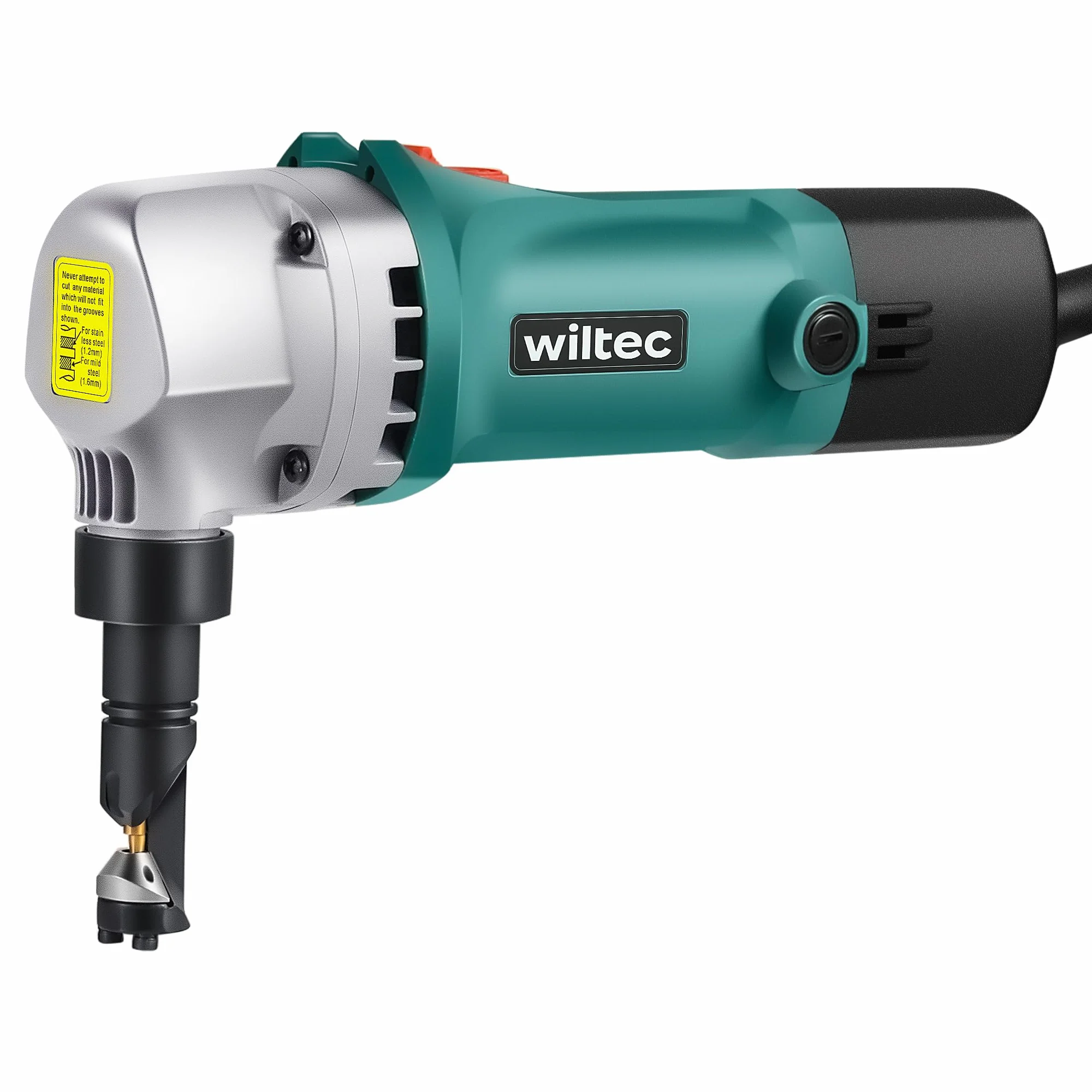 Roditrice per lamiera 500W profondità di taglio 2,5mm testa rotabile 360°