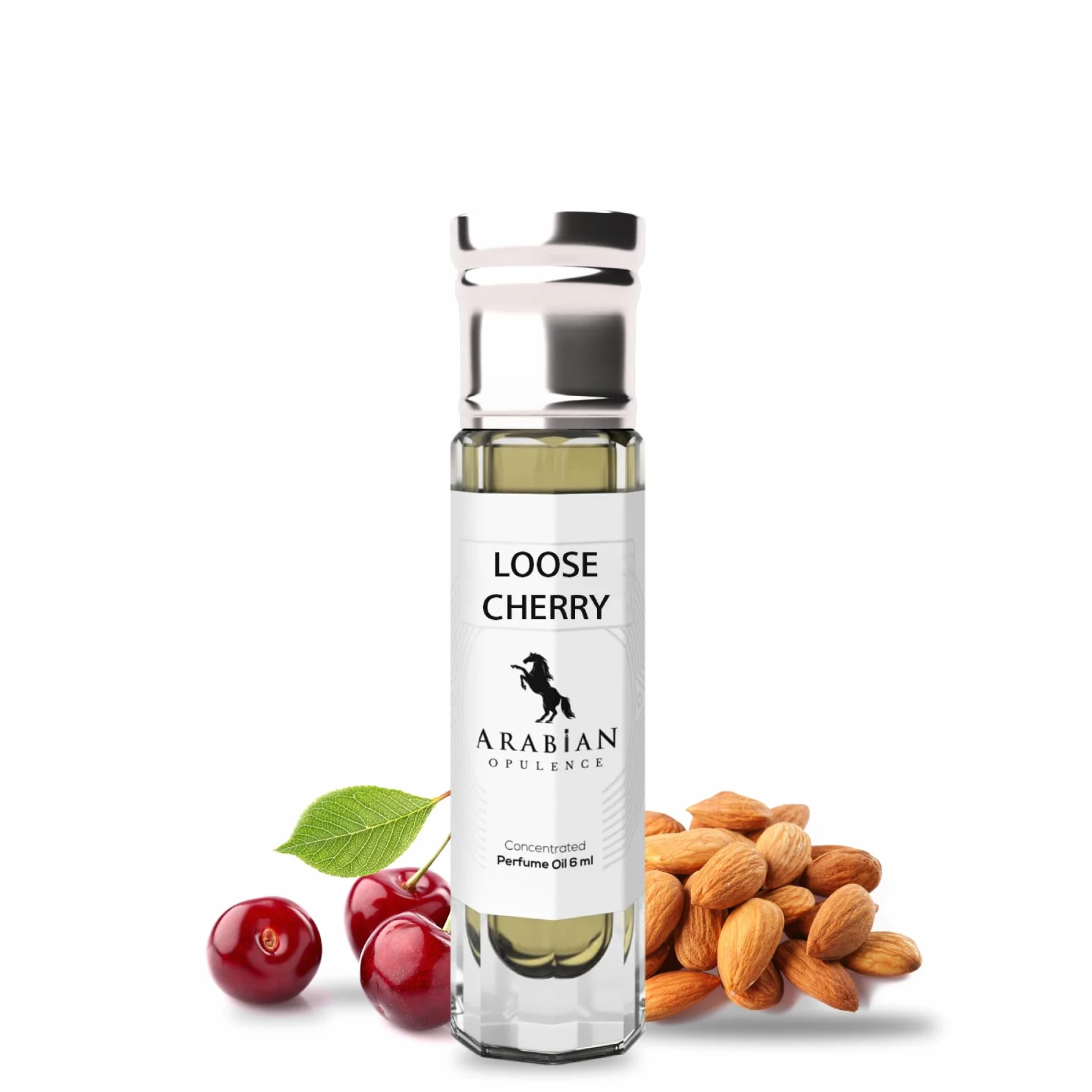 FR313 LOOSE CHERRY olio profumato unisex bottiglia roll-on 6ml Arabian Opulence Frutto/dolce/mandorla/nocciola/balsamico (6ML)