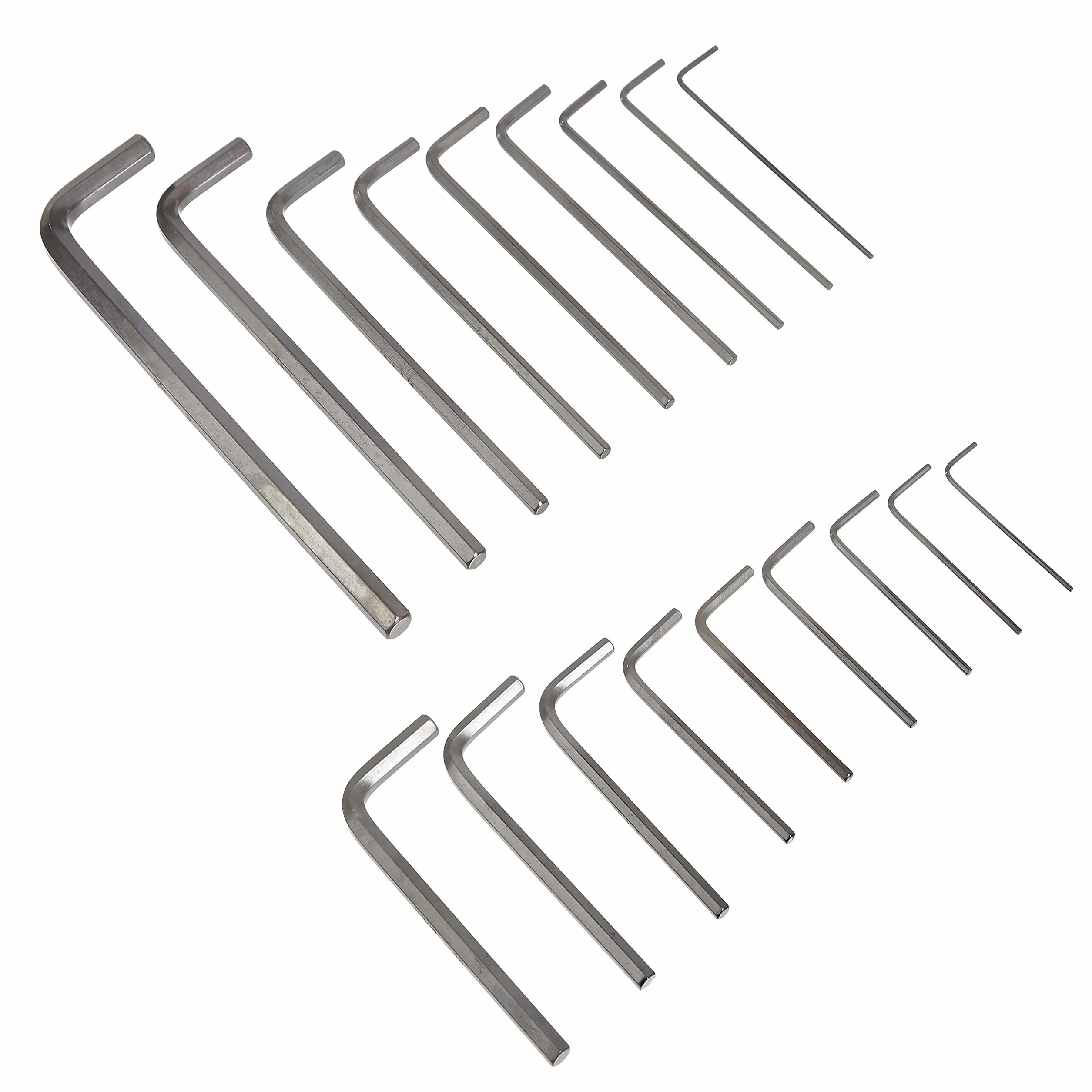 Amazon Basics Set 36 Chiavi a Brugola Esagonali, Acciaio Cromo-Vanadio, Misure Metriche e Imperiali, 2 Custodie