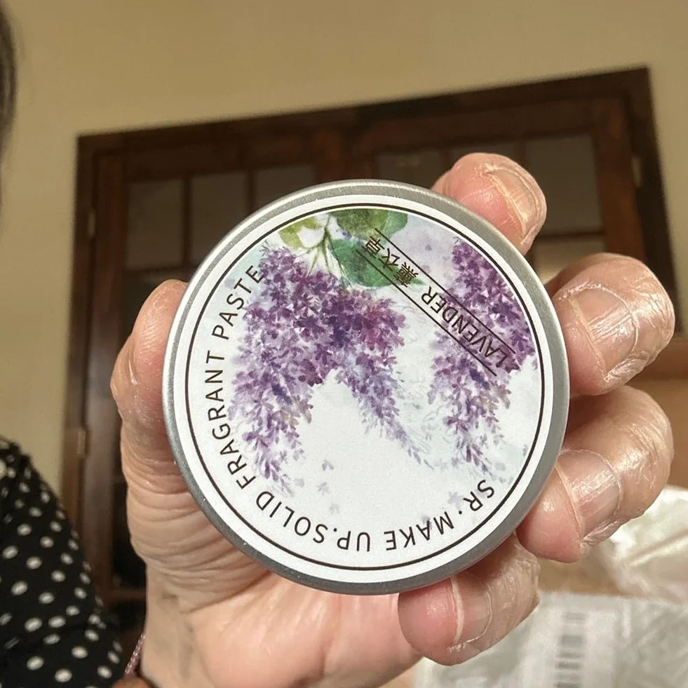 5 Pezzi Profumo da Balsamo Portatile Fragranze di Lunga Durata Eleganti Profumi Solidi Femminili (Fiori di Ciliegio)