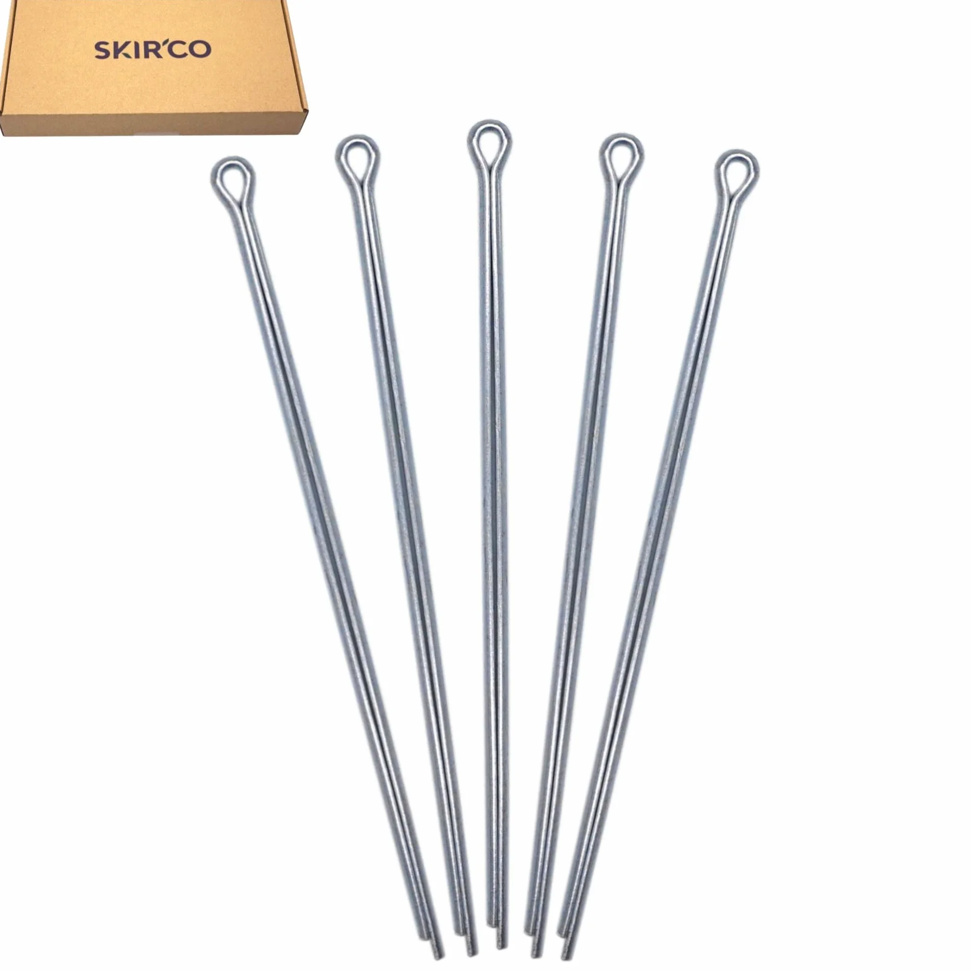 Coppiglie in acciaio zincato 4 x 125 mm DIN 94 SKIR'CO 50 pezzi