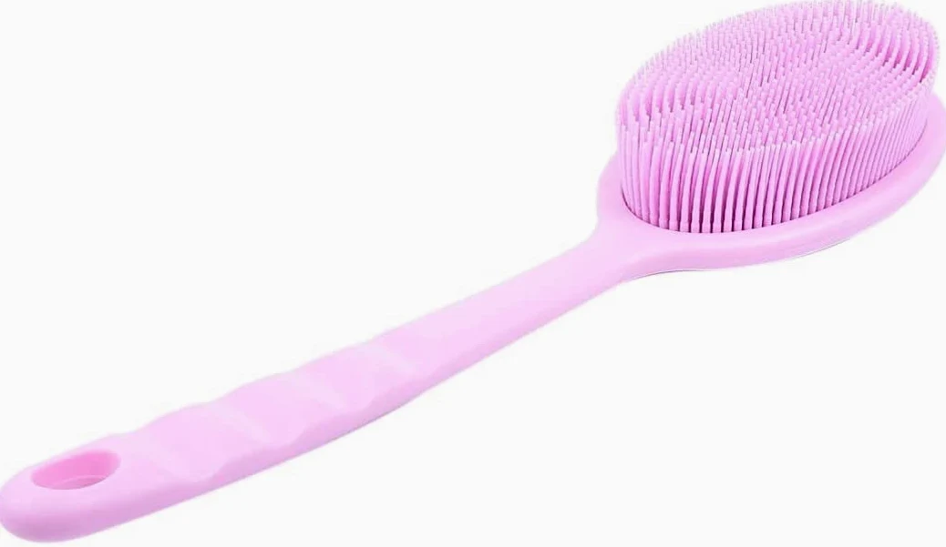 Spazzola per la Schiena Morbida Spazzola per Il Corpo da Bagno con Manico Lungo Spazzola per la Pulizia dell'esfoliante Spazzola per Il Corpo Spazzole per Il Bagno e Il Corpo (Colore : Blu)