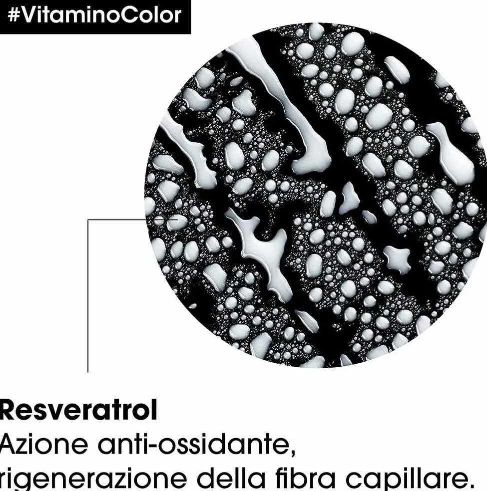 L'Oréal Professionnel Paris | KIT Shampoo Vitamino Color 300 ml + Maschera 250 ml | Routine Anti-Sbiadimento per Capelli Colorati