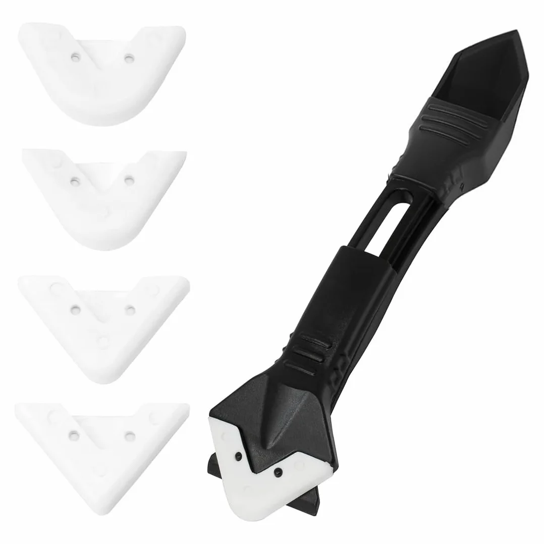 Spatola per Silicone Professionale Set Completo 5 Misure Giunti Apri cartucce