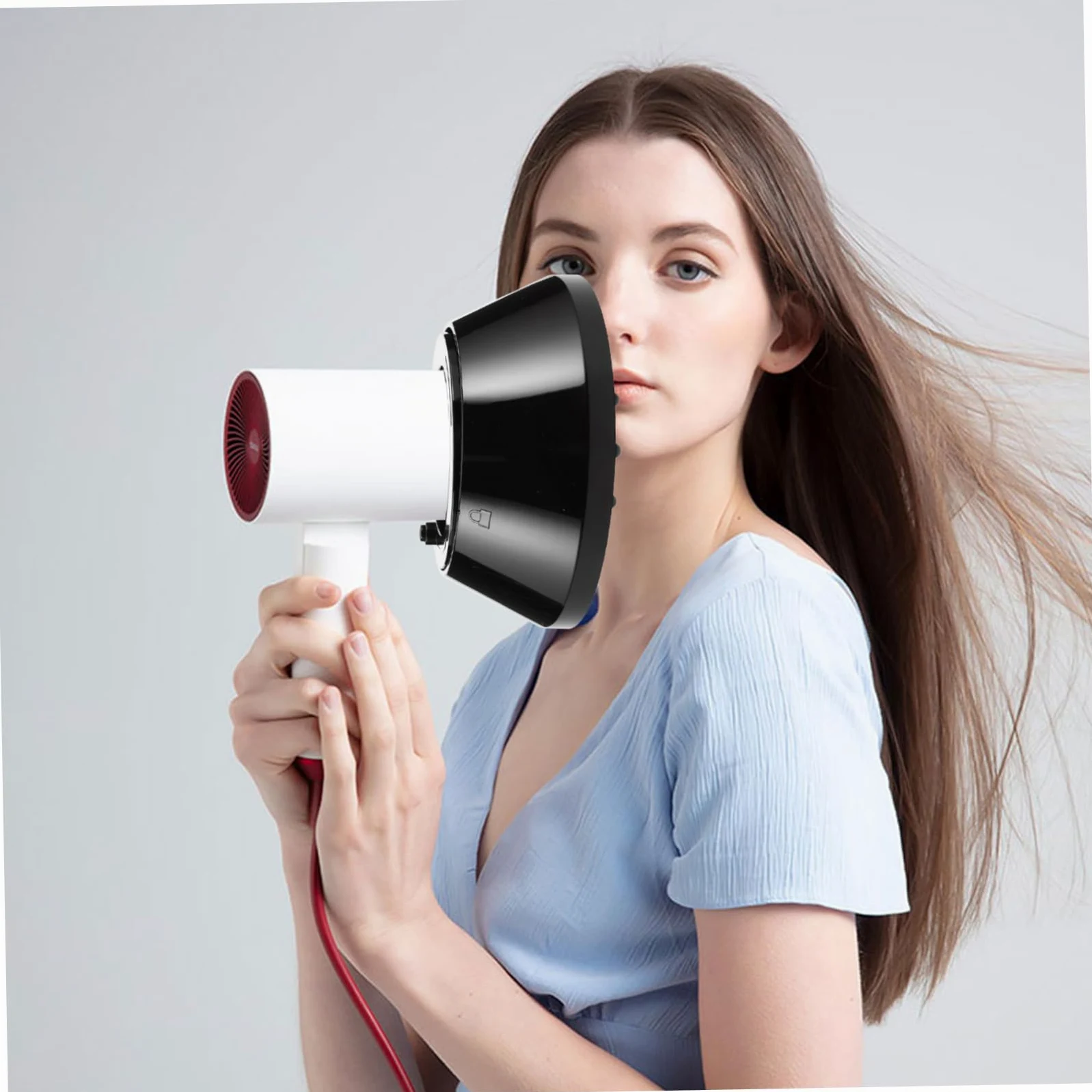 Healeved Diffusore Pieghevole per Asciugacapelli Accessorio Compatto per Mossi e Ricci Design Resistente e Portatile per Styling Professionale Viaggio