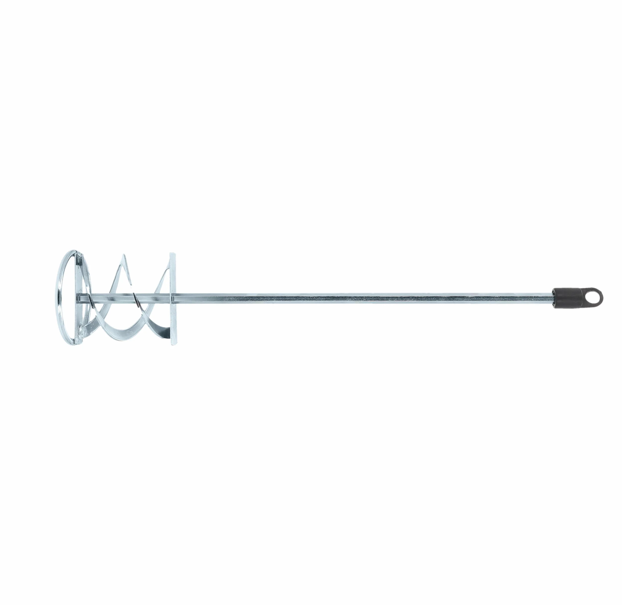 Frusta Miscelatrice da Cantiere 80 x 400 mm – Pala Impastatore Edile per Vernici e Malte con Gambo HEX 8 mm in Acciaio Zincato