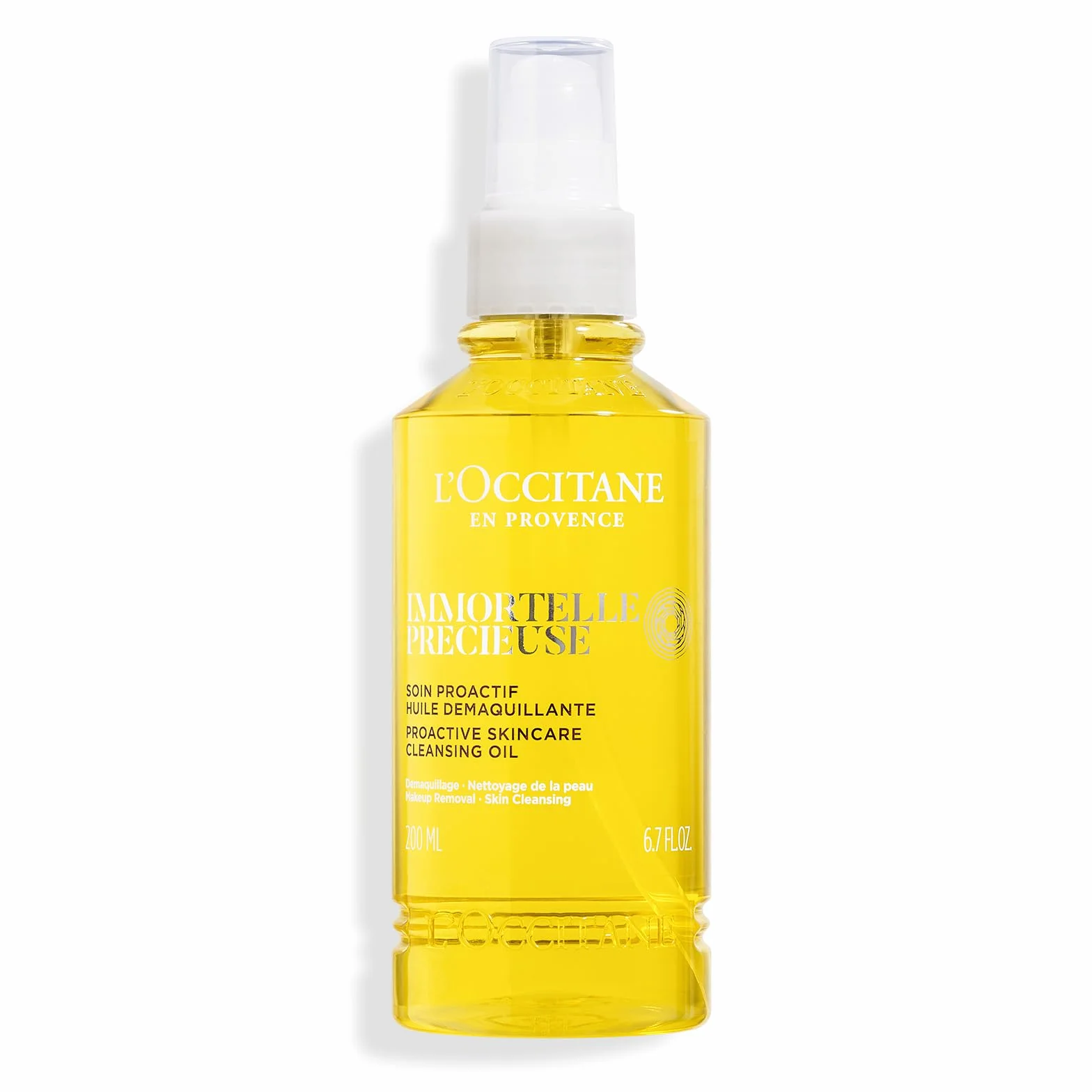 L'OCCITANE - Olio struccante Immortelle Précieuse - 200 ml - Rimuove il trucco, anche waterproof - Prodotto in Francia