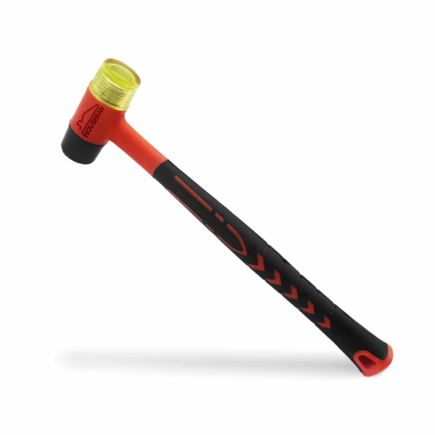 Martello Gomma Doppia Testa 25mm Mazza Protettiva Cuoio Legno Gioielli Plastica