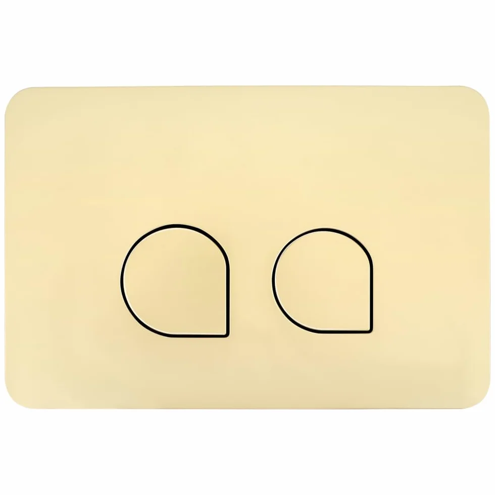 Placca di Comando WC Geberit Sigma 01 246×164 mm Doppio Scarico Dorato