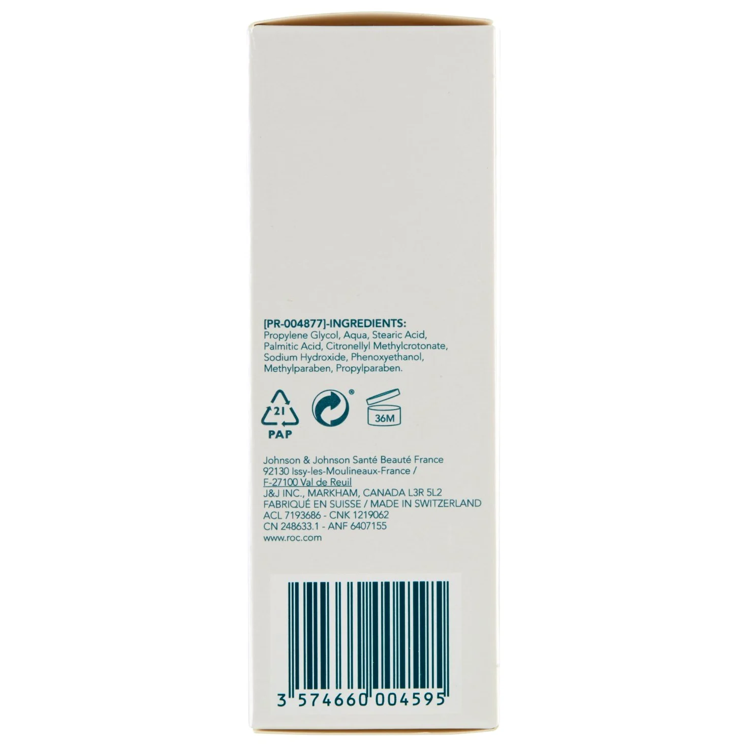 RoC - KEOPS Deodorante Stick - Efficacia 24 Ore - Senza Alcool, Profumo e Sali di Alluminio - Tutti i Tipi di Pelle - 40 ml (Confezione da 4)