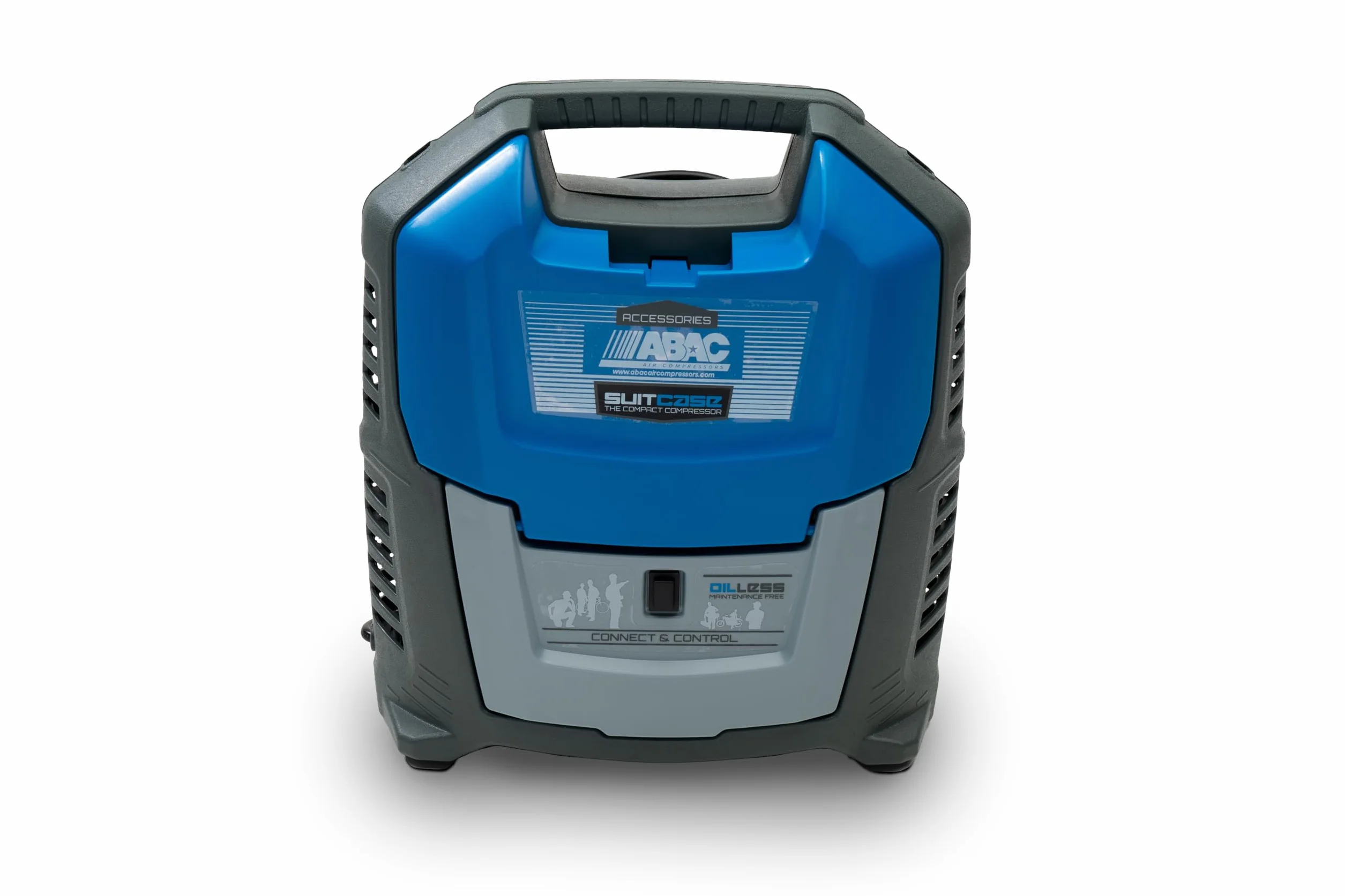 ABAC Compressore d'Aria Portatile 8 Bar 1.5 CV Oil-Free