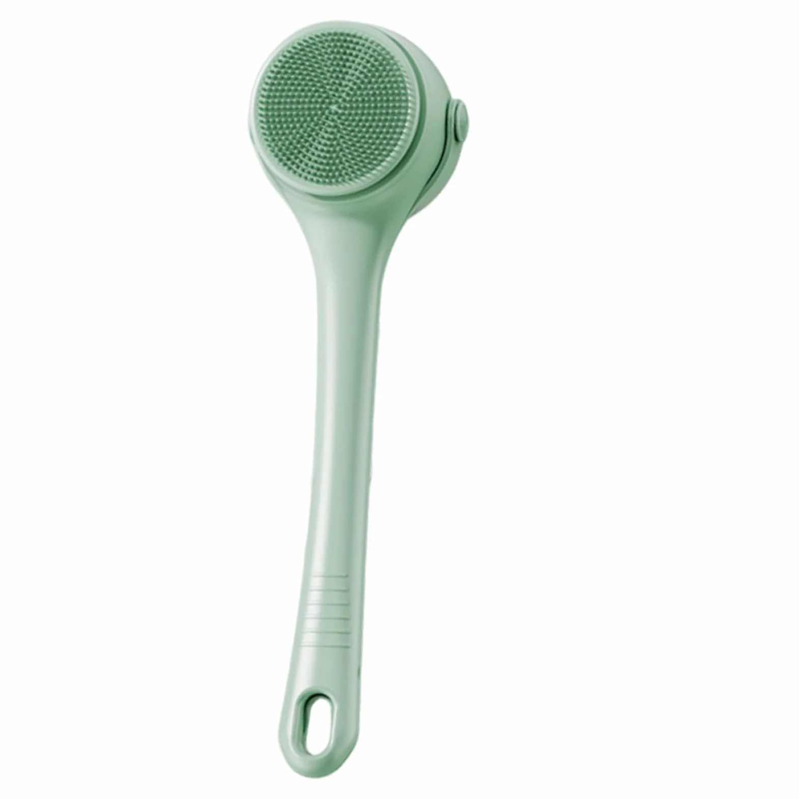 Spazzola elettrica per la schiena, impermeabile, ricaricabile, con | Spazzola esfoliante con manico lungo, 2 velocità, setole morbide per pelli sensibili, utilizzabile a secco o bagnato per una