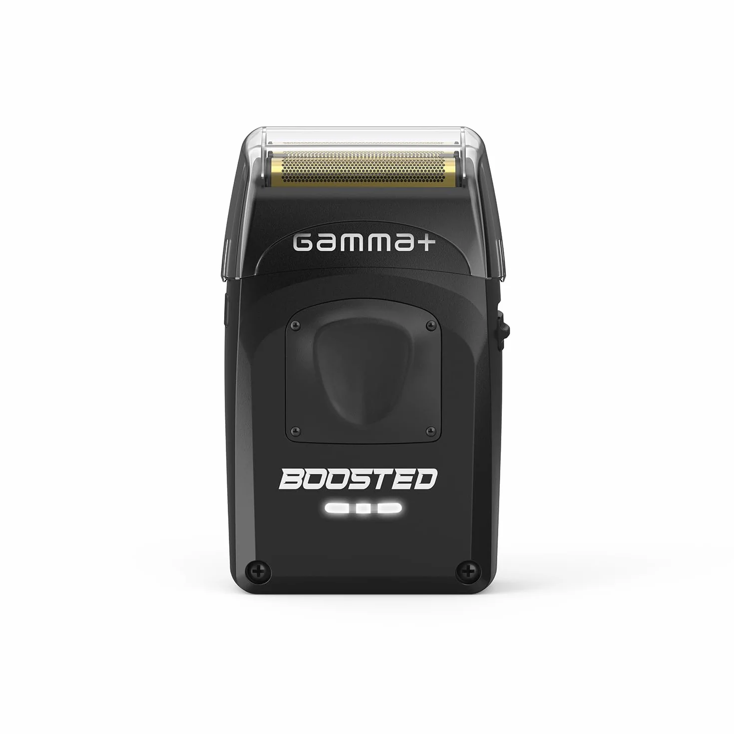 GAMMA+ Boosted Rasoio Elettrico Barba e Capelli con 3 Lame, Rasoio Barba Elettrico Uomo Senza Fili, Autonomia 120 Minuti, Rasoio da Viaggio Compatto, Impermeabile IPX7, Velocità di taglio 11.000 RPM