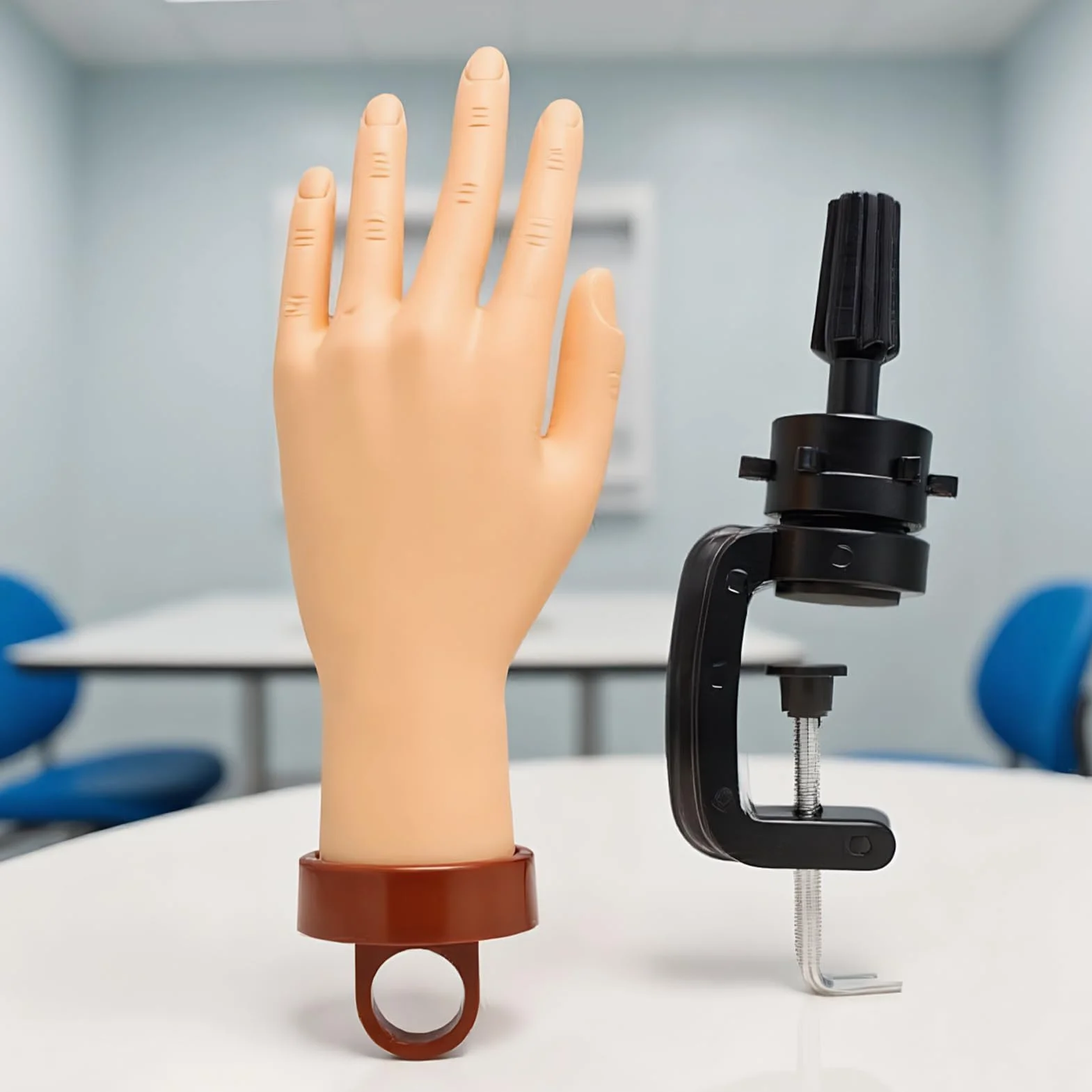 Mano Di Pratica Per Ricostruzione Unghie | Strumento Per Dimostrazione Pratica Unghie Finto | Modello Manicure Realistico Per Formazione Principianti Artisti Beauty Salon