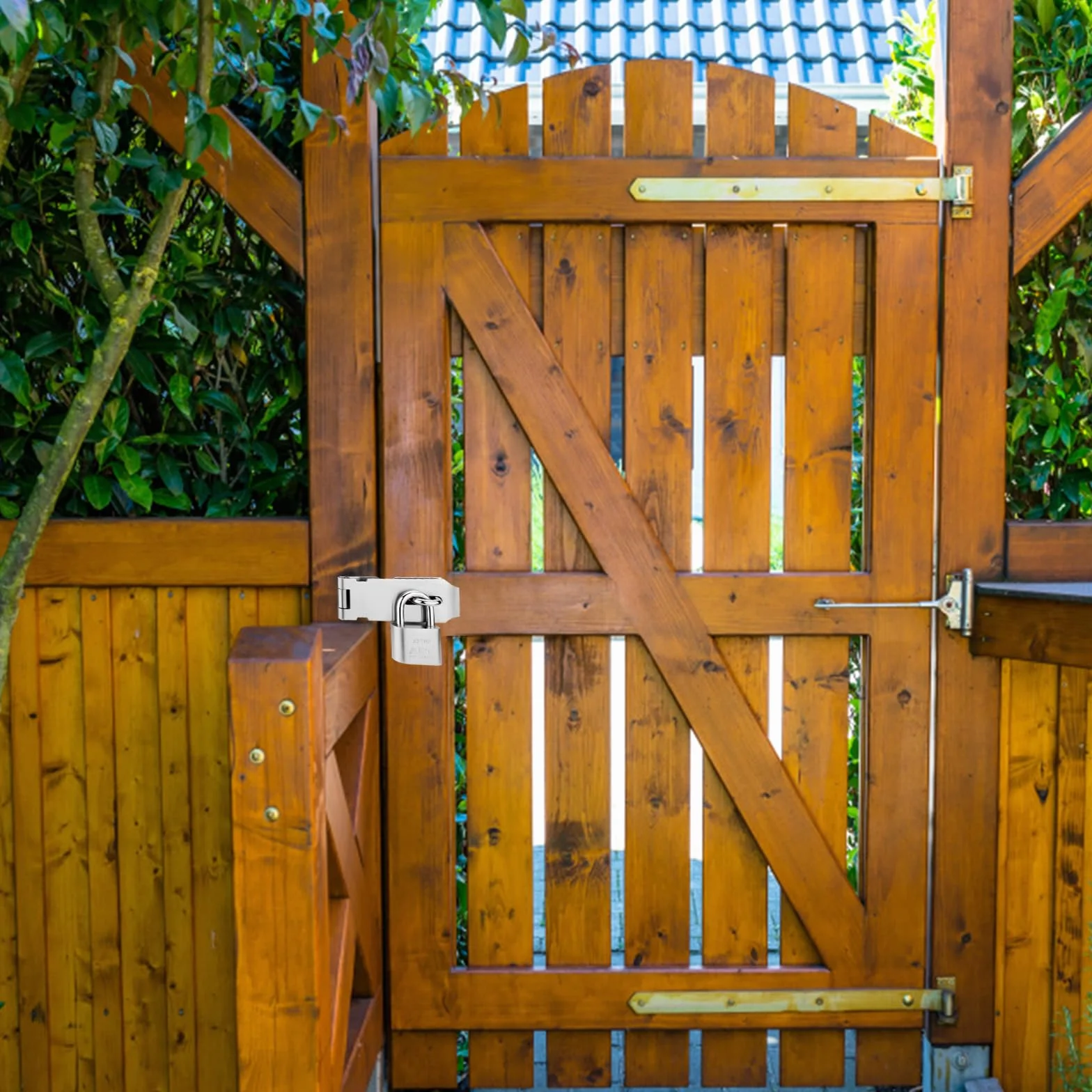 Lucchetto Hasp 4 Pollici in Acciaio Inox per Porta, Garage, Armadio