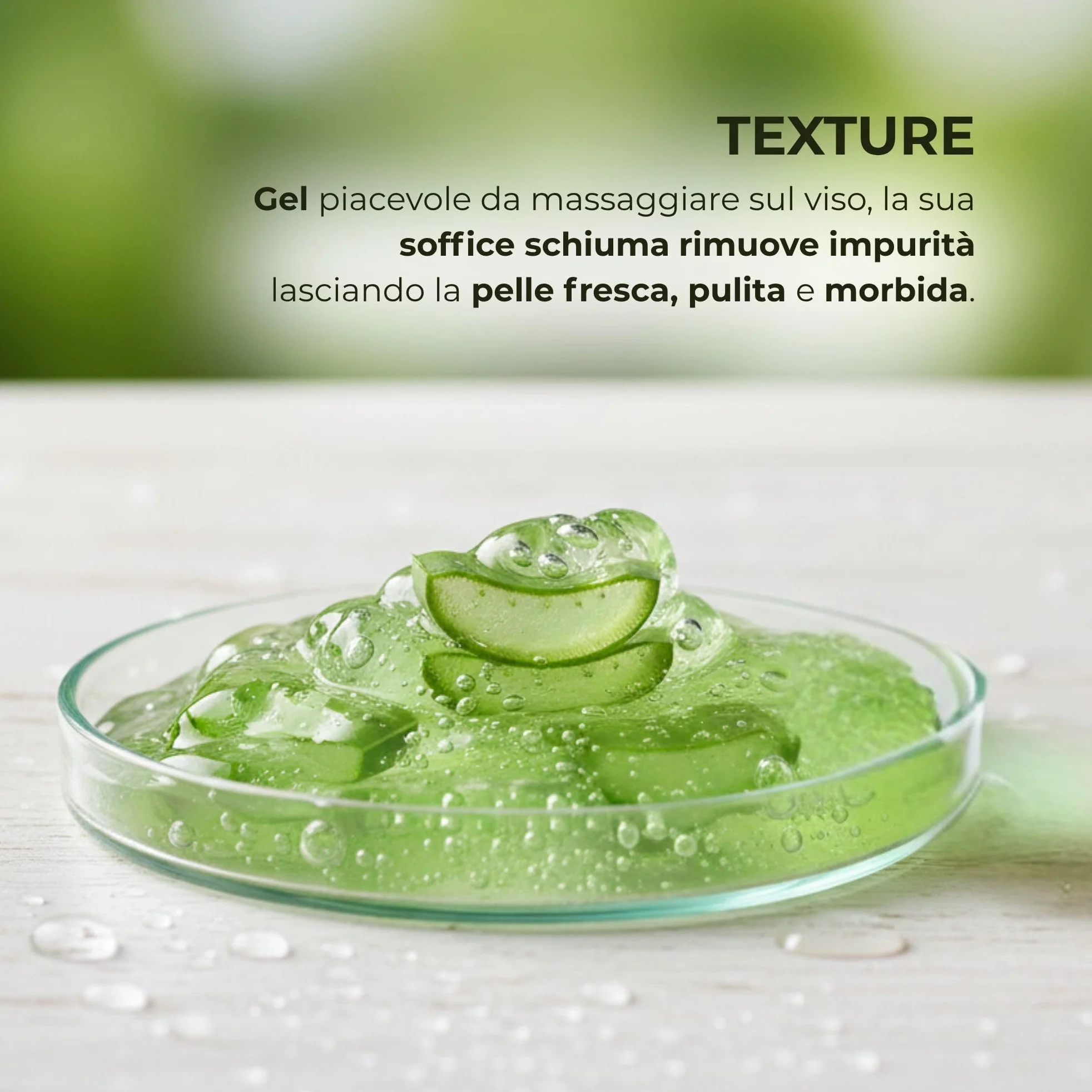 Bottega Verde - Aloe, Gel Detergente Viso, 200 ml, Idratante e Lenitivo con 20% di Succo di Aloe Bio, Detersione Delicata per Tutti i Tipi di Pelle, Formula Fresca e Naturale