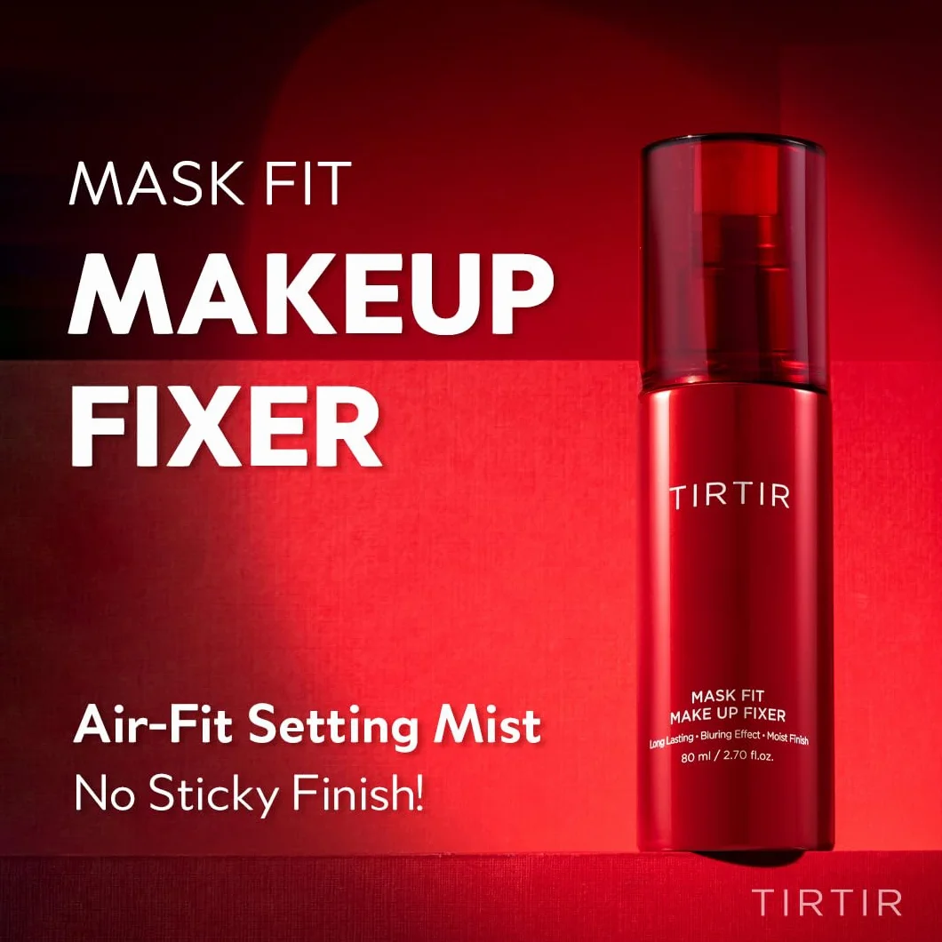 TIRTIR Mask Fit Make Up Fixer, Spray Fissante Per Trucco A Lunga Durata 24 Ore, Leggero E Non Grasso, 2,7 Fl Oz, Originale