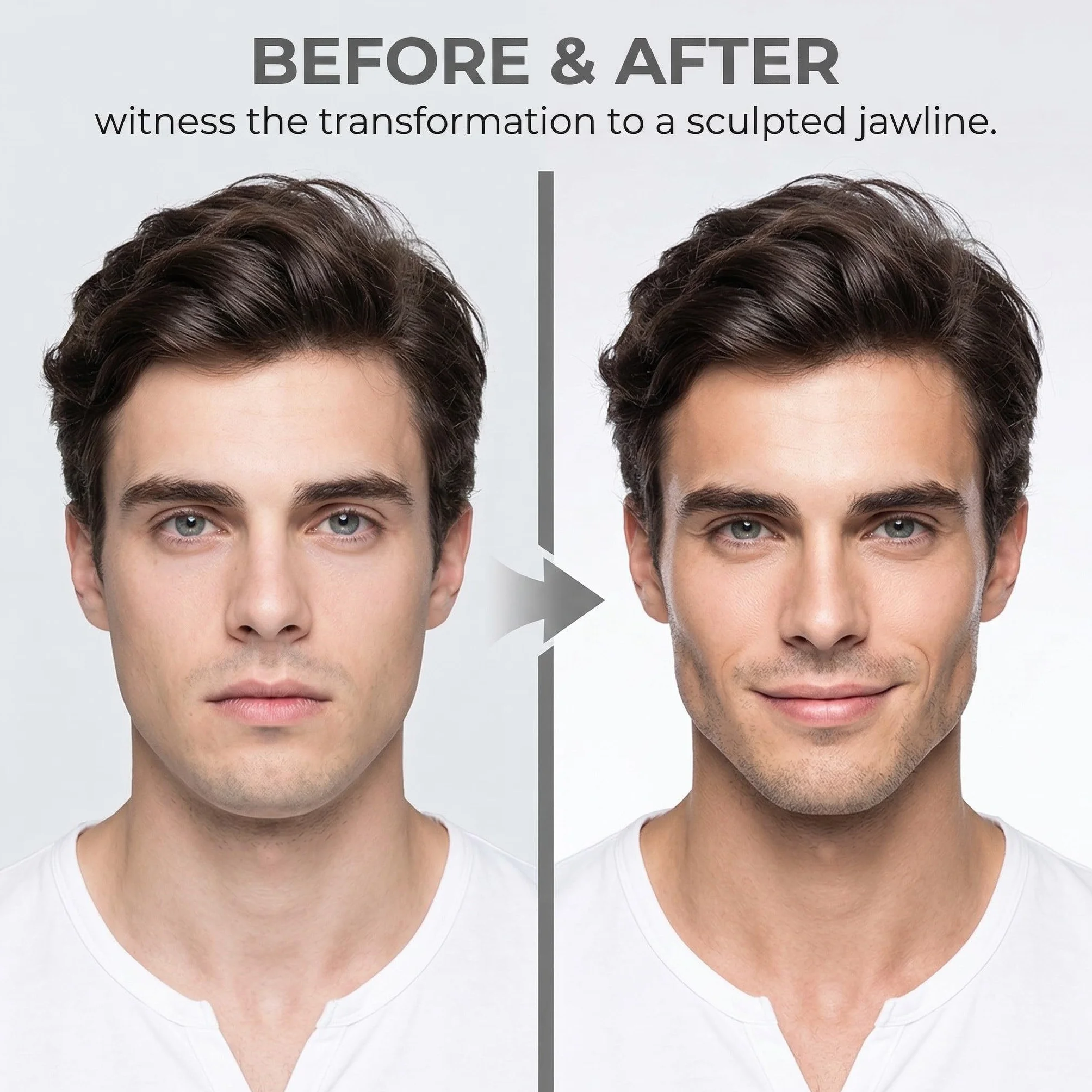 Jawline Trainer, Allenatore per Mascella, Trainer per Uomo e Donna, Esercitatore per Muscoli Facciali, Definizione della Linea della Mascella, Allenamento Mascellare