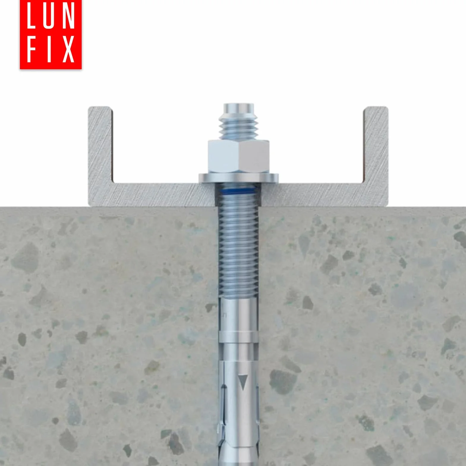 Tasselli Muro 10x100 mm Acciaio Zincato 50 Pezzi Bulloni Espansione Calcestruzzo Tassello Ancorante