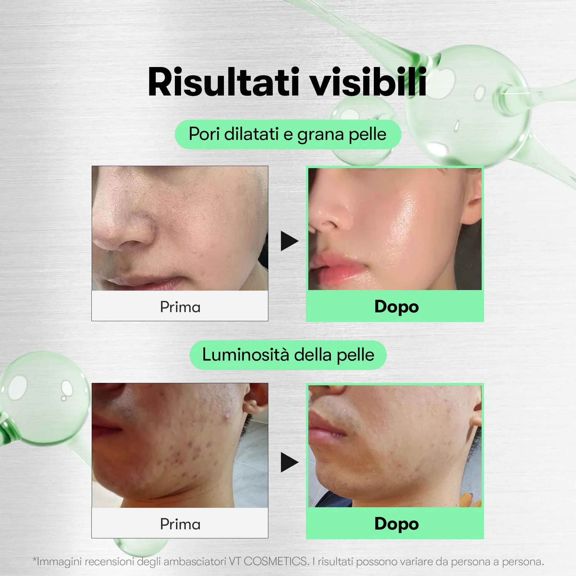 VT COSMETICS VT REEDLE SHOT 700, siero di microago Advanced Night Exosome, centella asiatica, acido ialuronico, propoli, rigenerazione