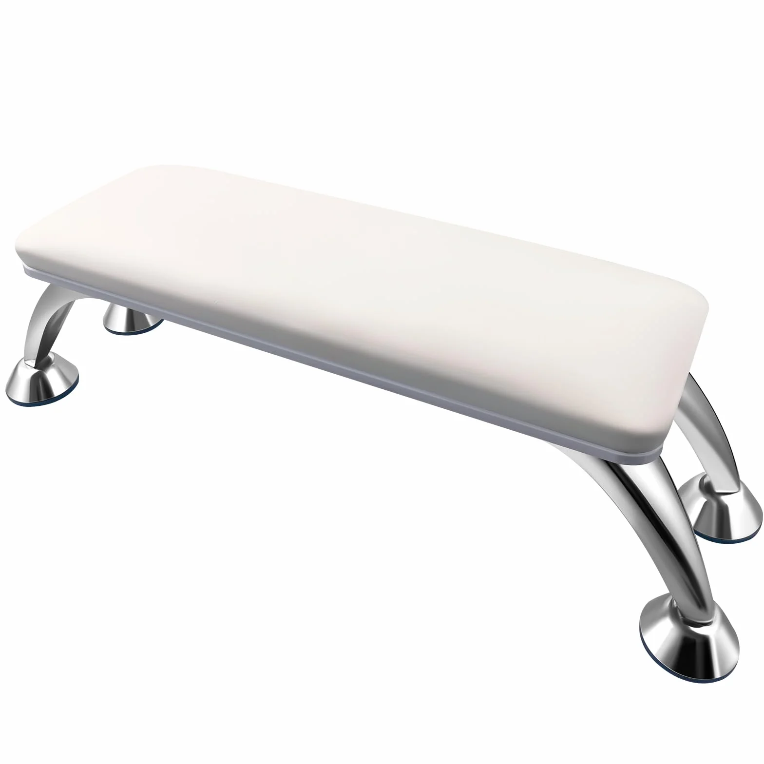 Cuscino per unghie, in pelle, per salone di unghie, per manicure, salone di unghie, colore bianco