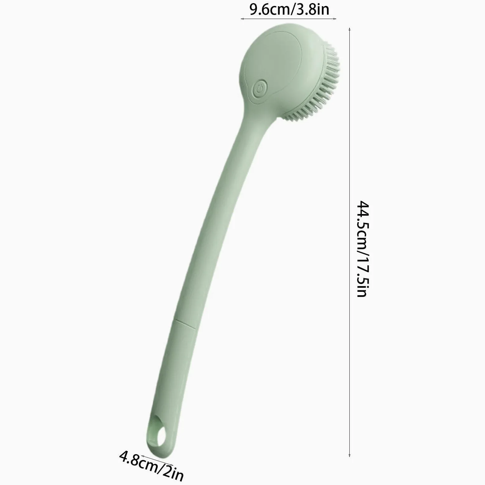 Spazzola per la schiena, Spazzola elettrica for il corpo, scrubber for la schiena della doccia for i viaggi nel dormitorio domestico