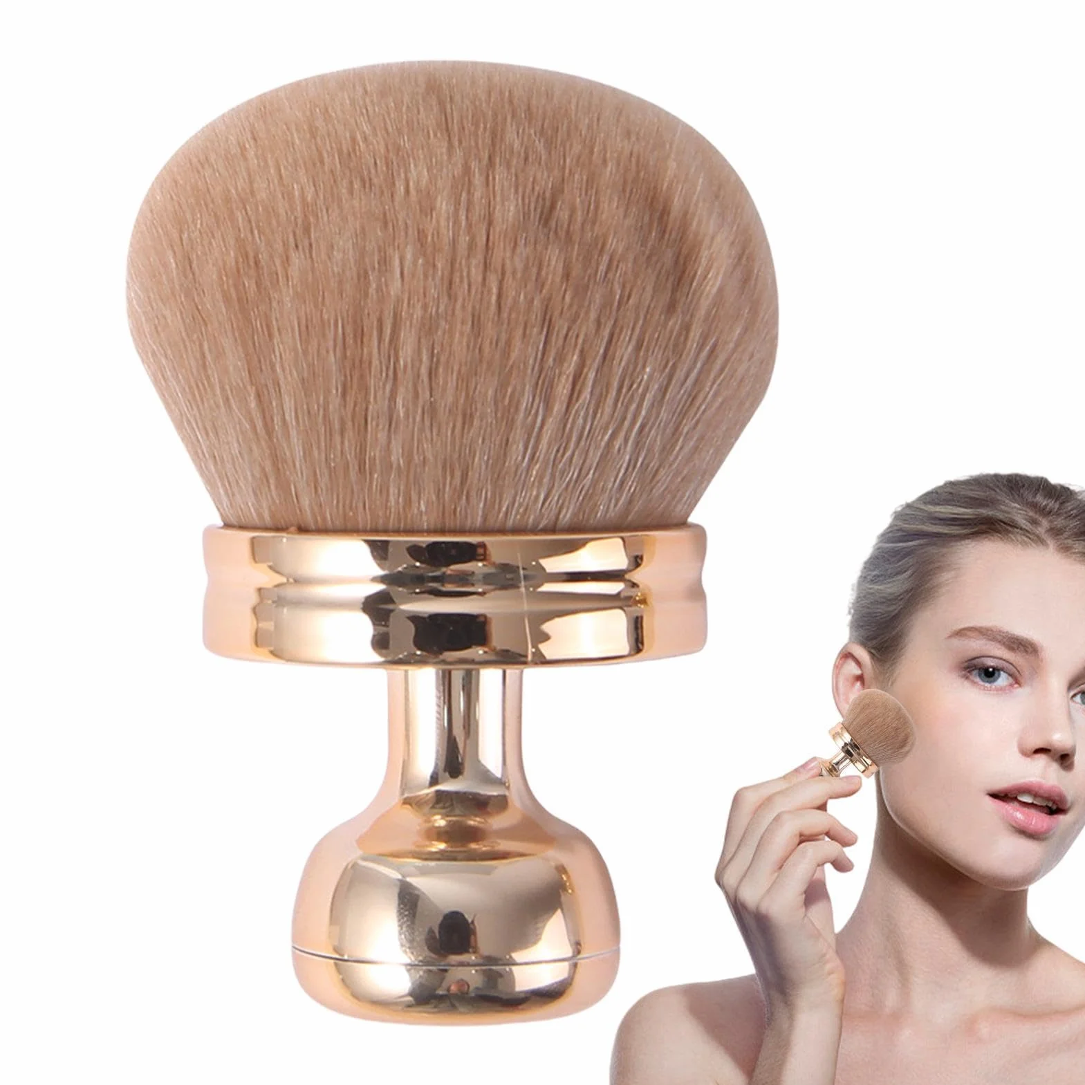 Applicatore Autoabbronzante - Corpo Ad Alta Densità Con Testa Ovale, Abbronzante Corpo Senza Striature, Pennello Per Sfumatura Per Fondotinta E Crema | Strumento Di Bellezza Ergonomico Per Gambe E Sch