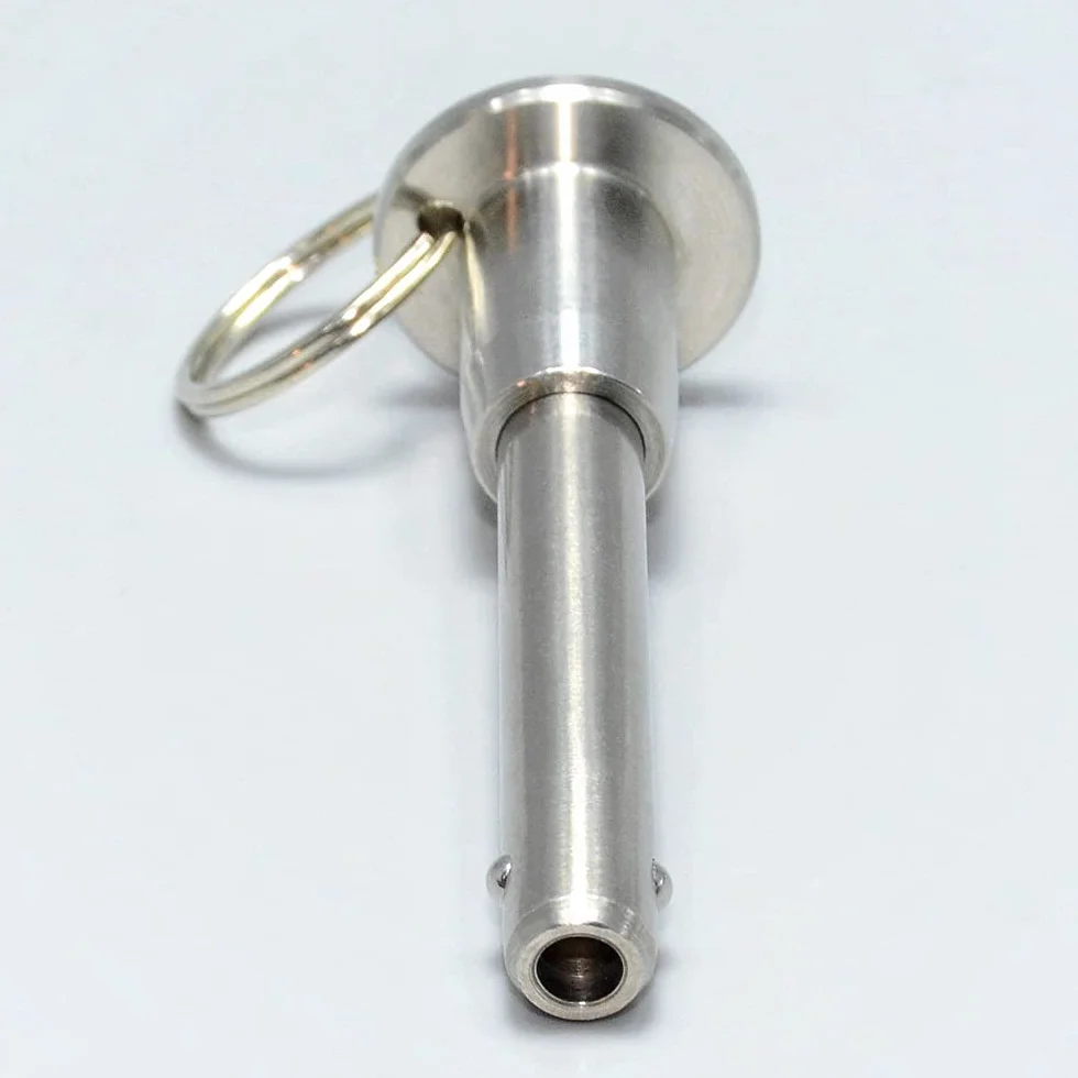 Perni autobloccanti a sfere acciaio inox M 8 mm L 15 mm bloccaggio sicurezza sgancio rapido