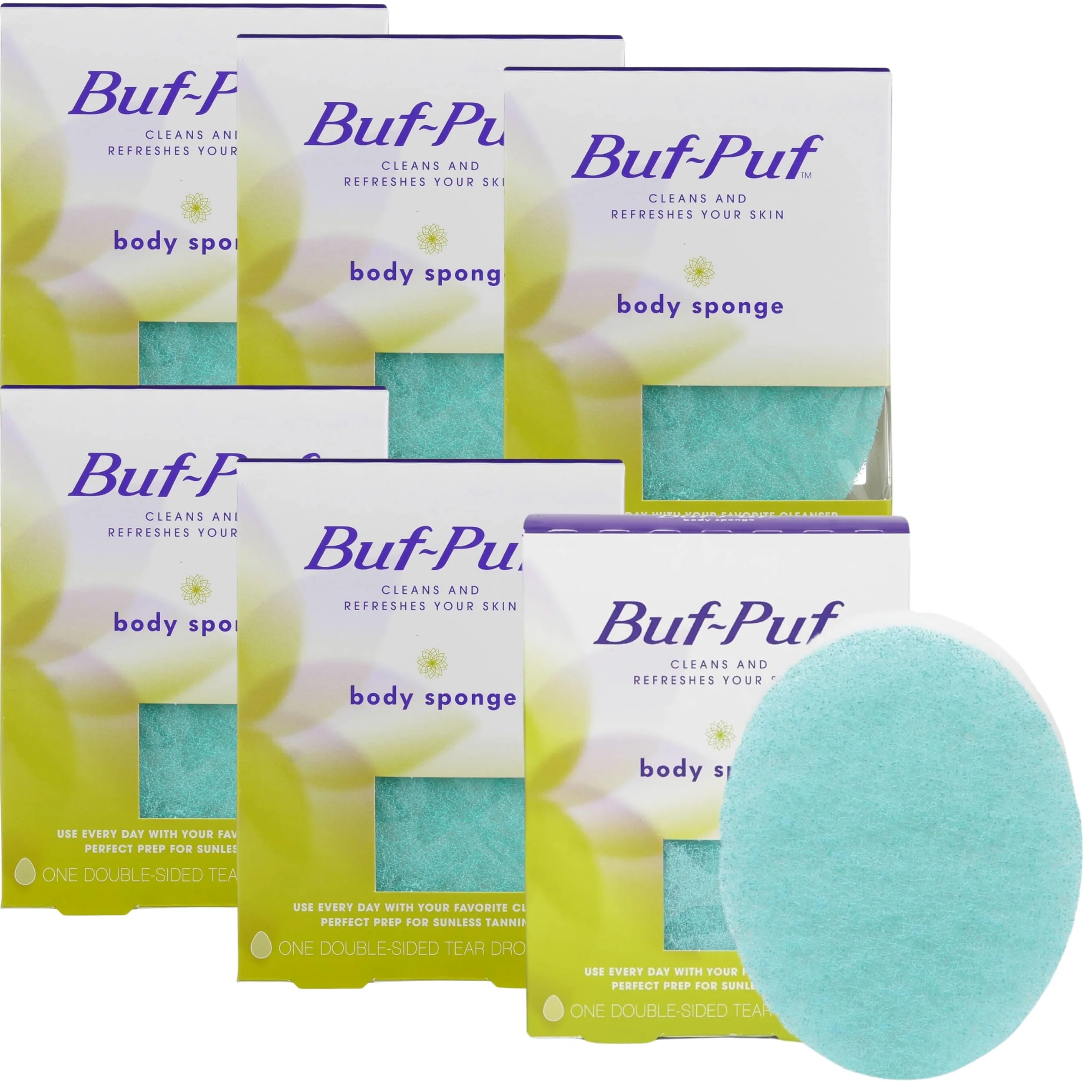 Buf-Puf Double-Sided Body Sponge by Buf-Puf