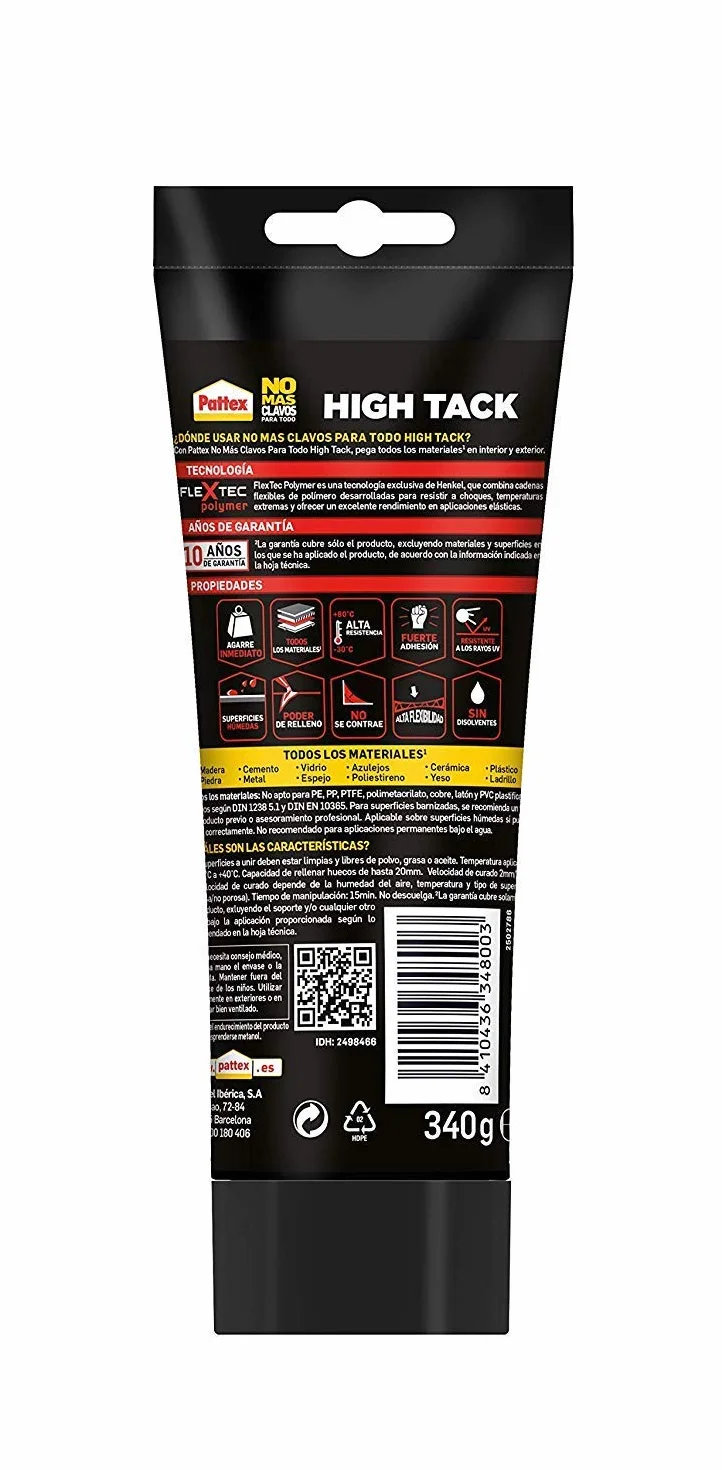 Pattex No Mas Clavos Para Todo Tubo 340gr
