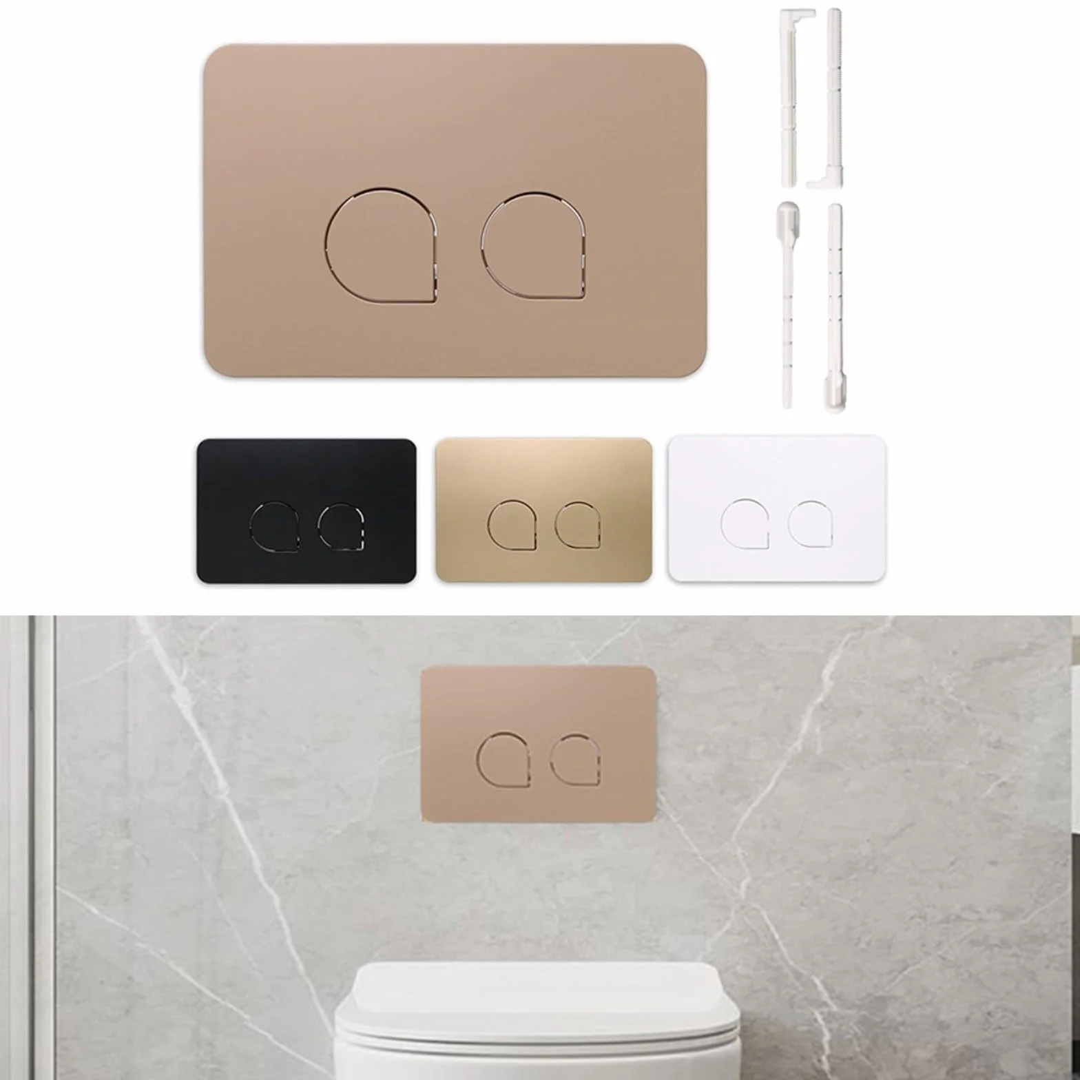 Geberit All Series UP300 UP320 Placca per Sciacquone Doppio Moderna