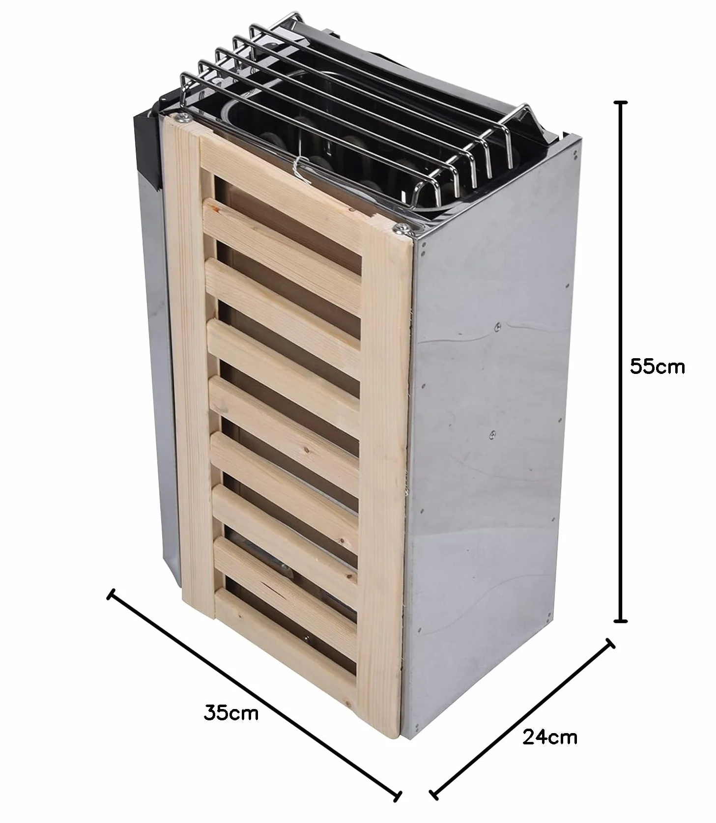 Stufa per Sauna 3.6KW Acciaio Inossidabile Riscaldatore 230V
