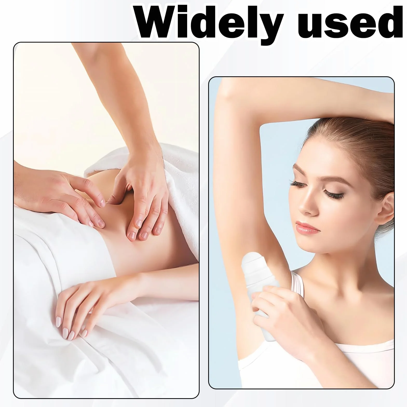 4 Pezzi 50ML Roll on Vuoto per Oli Essenziali Bianco Vuoto Riutilizzabile Bottiglie Deodoranti Bottiglie a Rullo di Plastica roll on Vuoto per Crema Solare per Profumo Olio Essenziale Aromaterapia