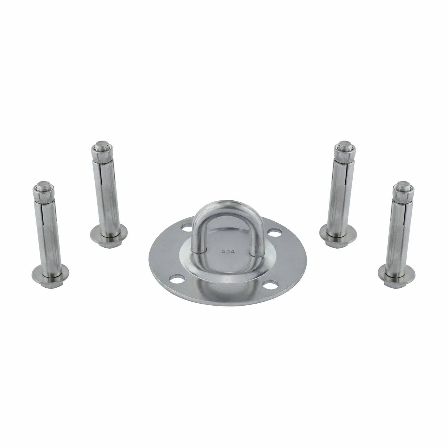 IOFIT Gancio a soffitto in acciaio inossidabile 304 90mm 500kg Carico